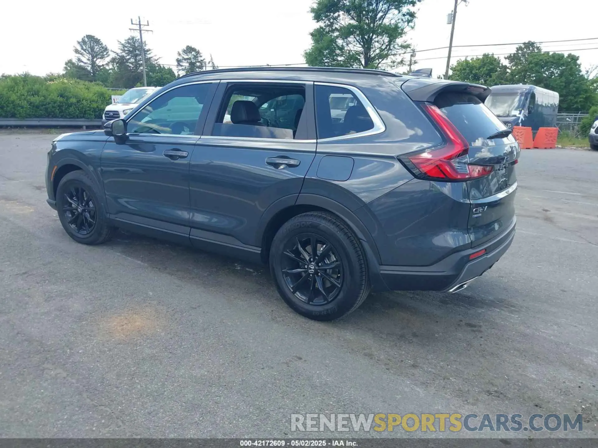 3 fotografías del automóvil dañado 5J6RS5H82SL009335 HONDA CR-V HYBRID 2025