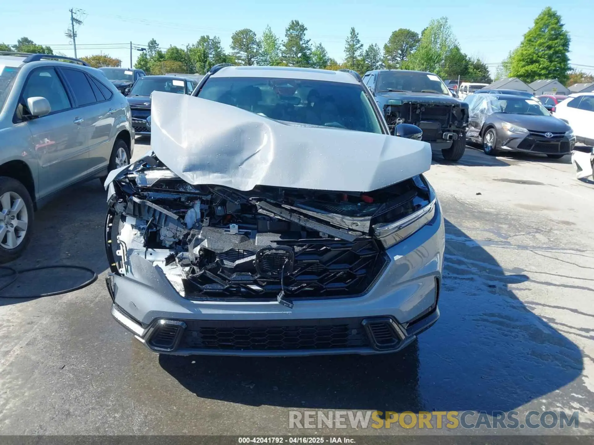 12 fotografías del automóvil dañado 5J6RS5H89SL003113 HONDA CR-V HYBRID 2025