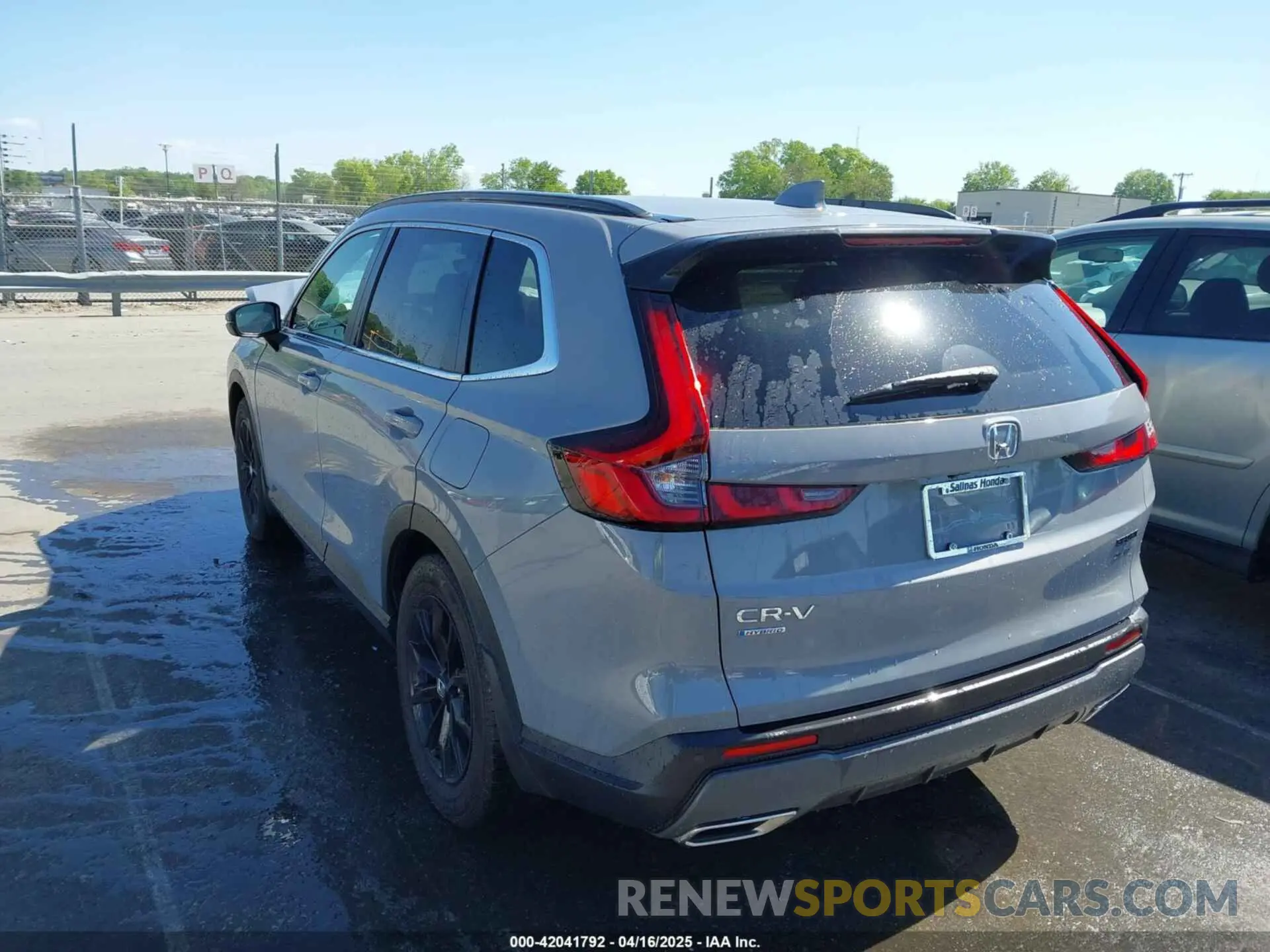 3 fotografías del automóvil dañado 5J6RS5H89SL003113 HONDA CR-V HYBRID 2025