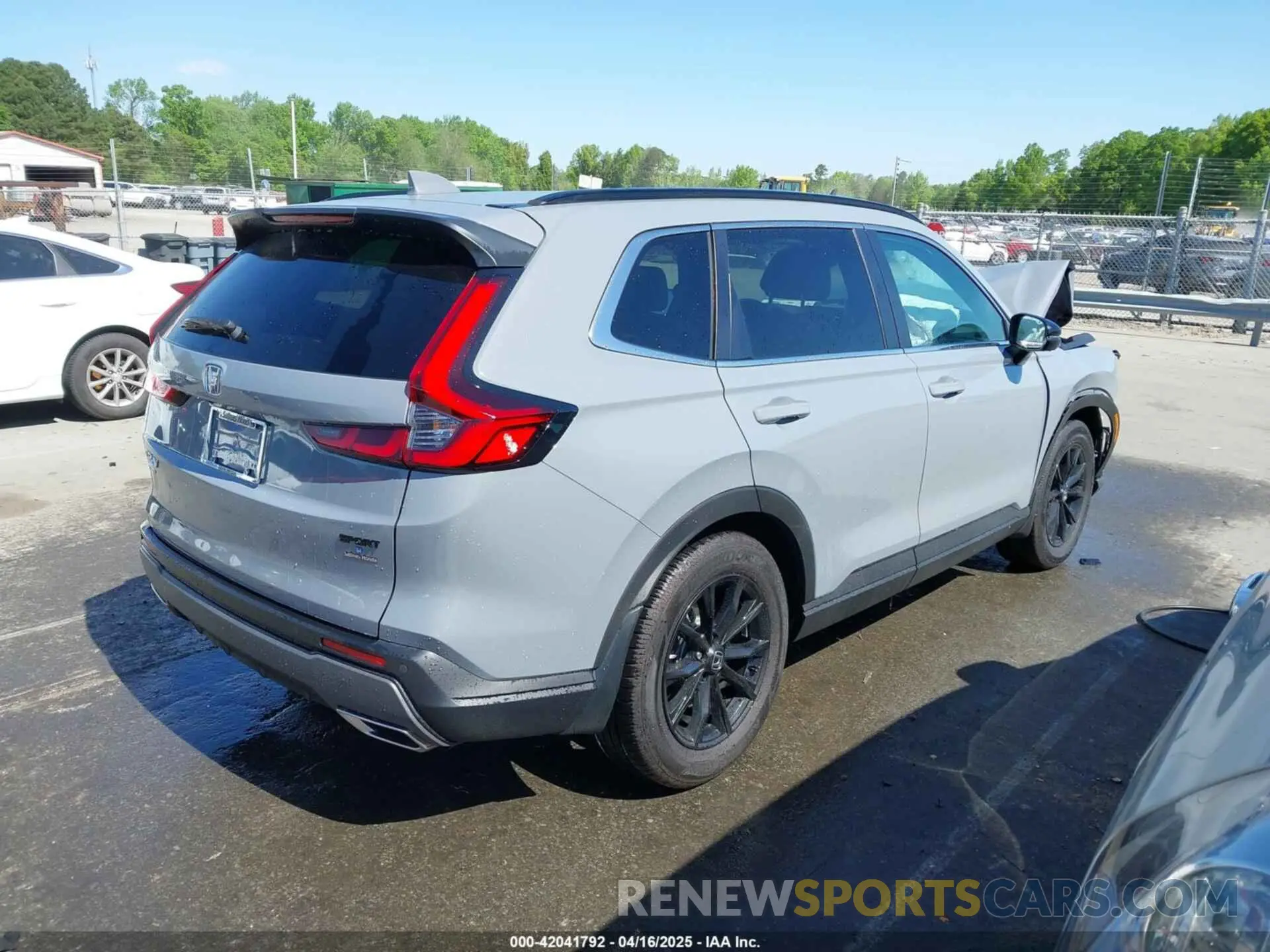4 fotografías del automóvil dañado 5J6RS5H89SL003113 HONDA CR-V HYBRID 2025