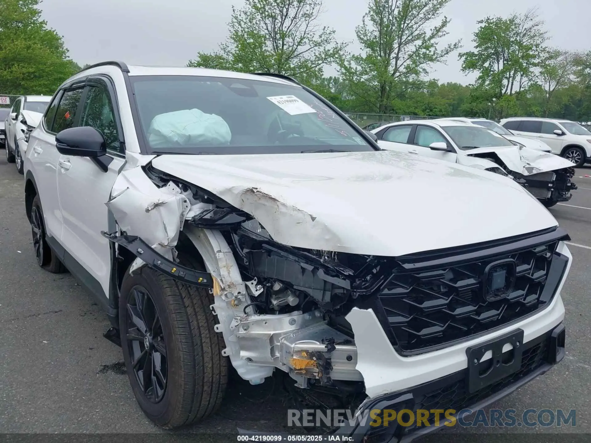 1 fotografías del automóvil dañado 5J6RS6H59SL014933 HONDA CR-V HYBRID 2025