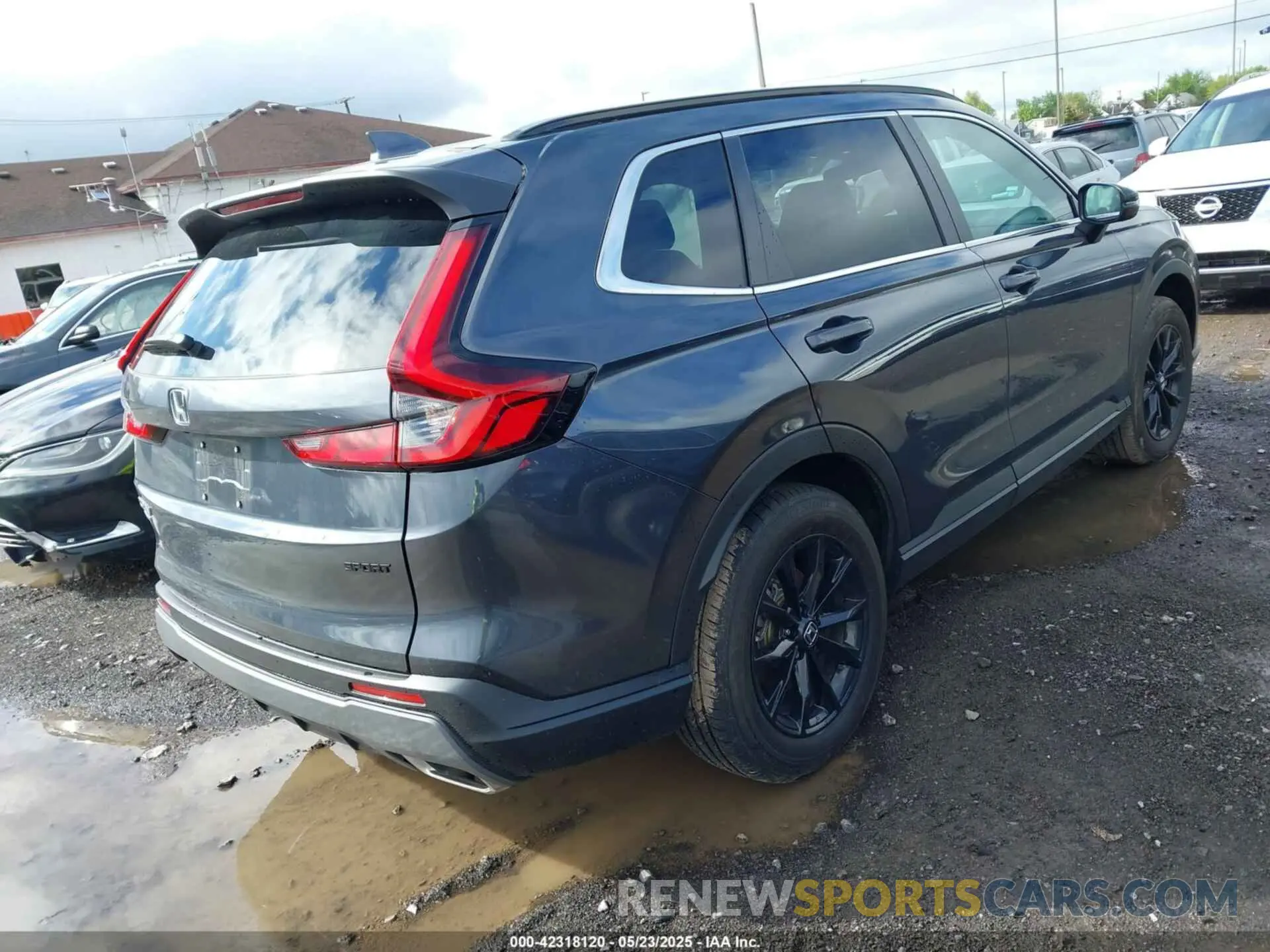 4 fotografías del automóvil dañado 5J6RS6H5XSL022927 HONDA CR-V HYBRID 2025