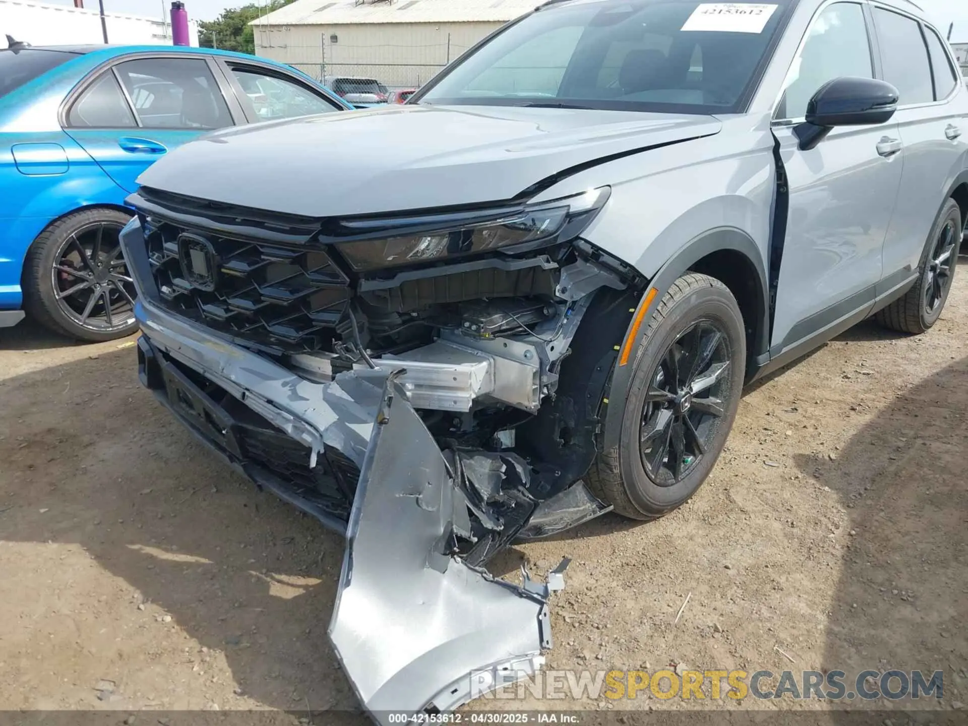 6 fotografías del automóvil dañado 5J6RS6H82SL024598 HONDA CR-V HYBRID 2025