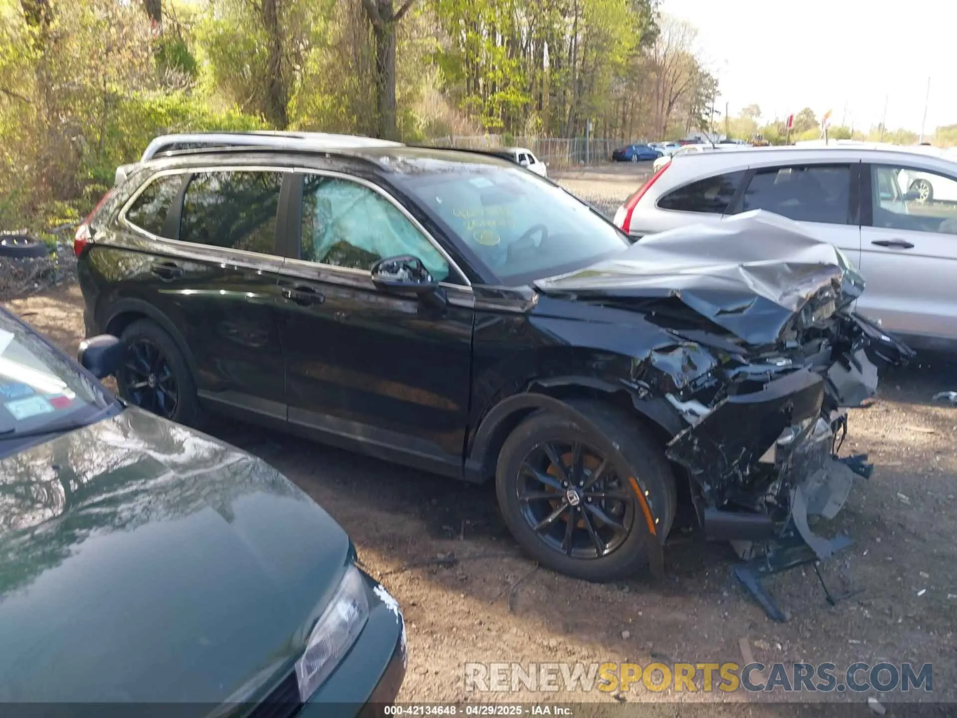 13 fotografías del automóvil dañado 5J6RS6H83SL004439 HONDA CR-V HYBRID 2025