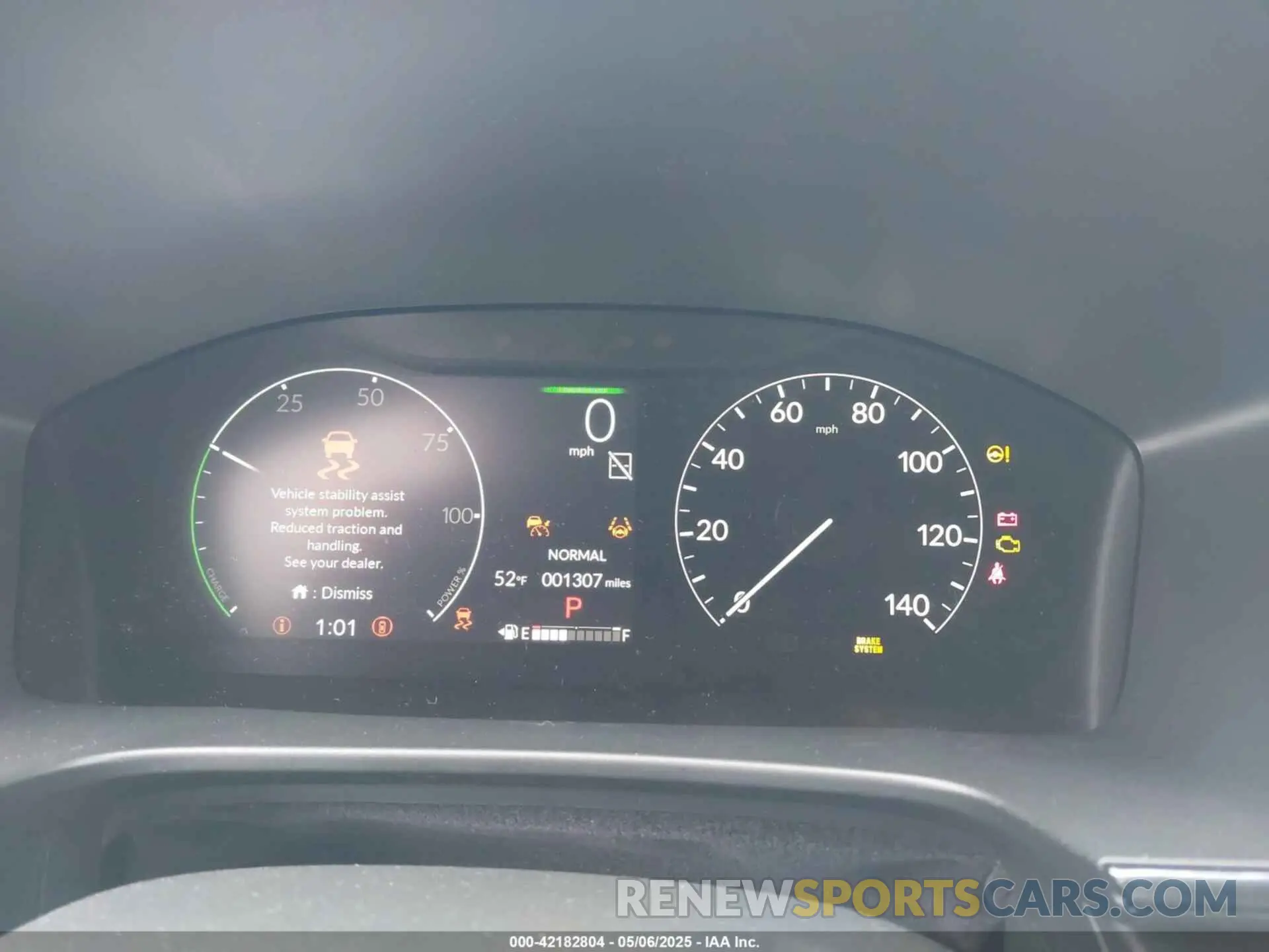 7 fotografías del automóvil dañado 5J6RS6H83SL037005 HONDA CR-V HYBRID 2025