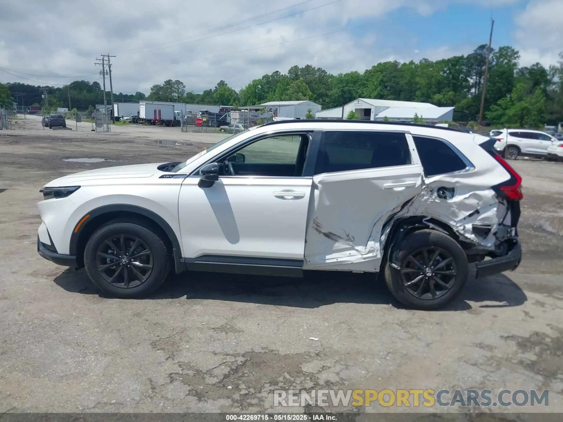 14 fotografías del automóvil dañado 5J6RS6H86SL021087 HONDA CR-V HYBRID 2025