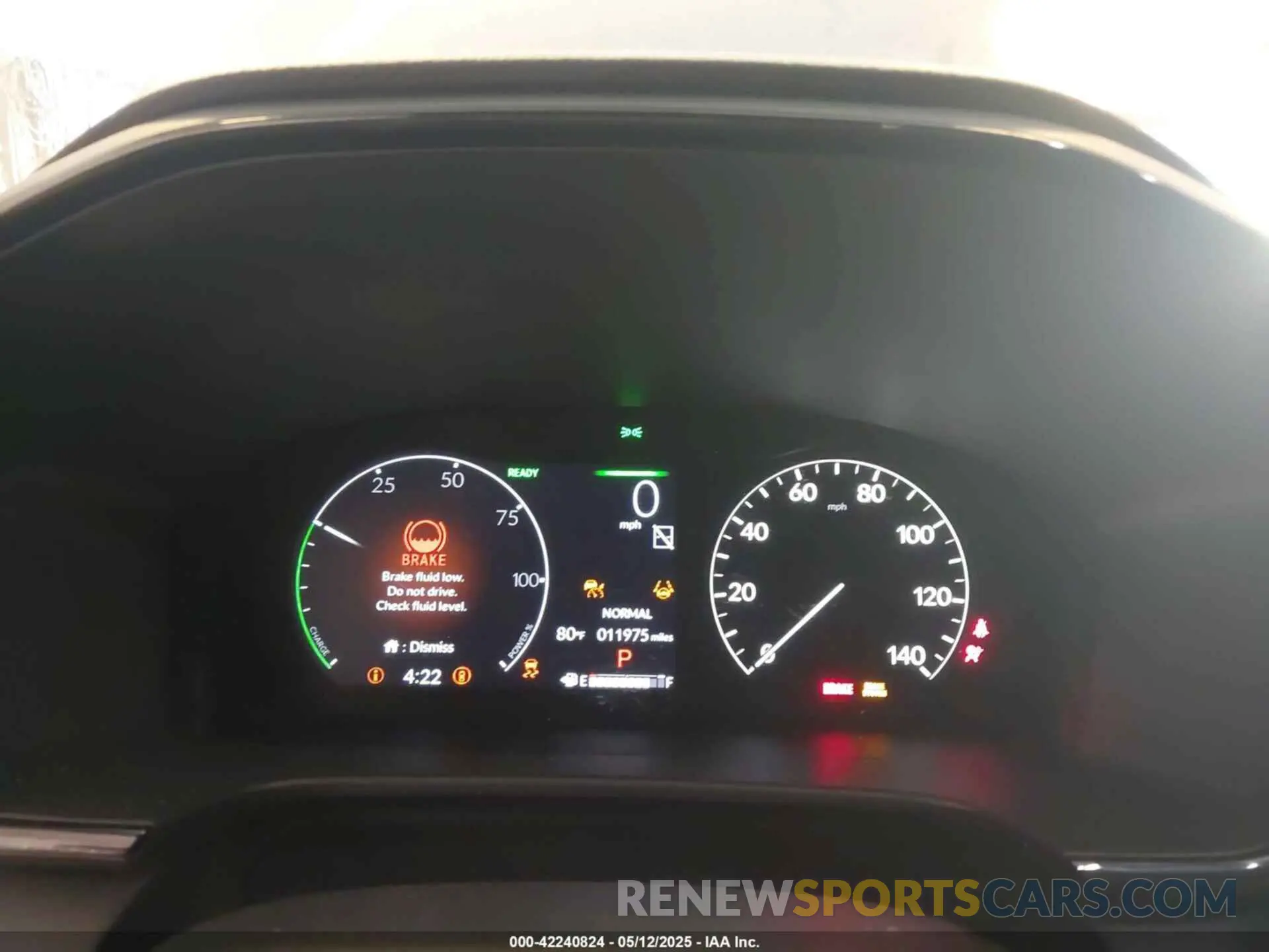 7 fotografías del automóvil dañado 5J6RS6H87SL010910 HONDA CR-V HYBRID 2025