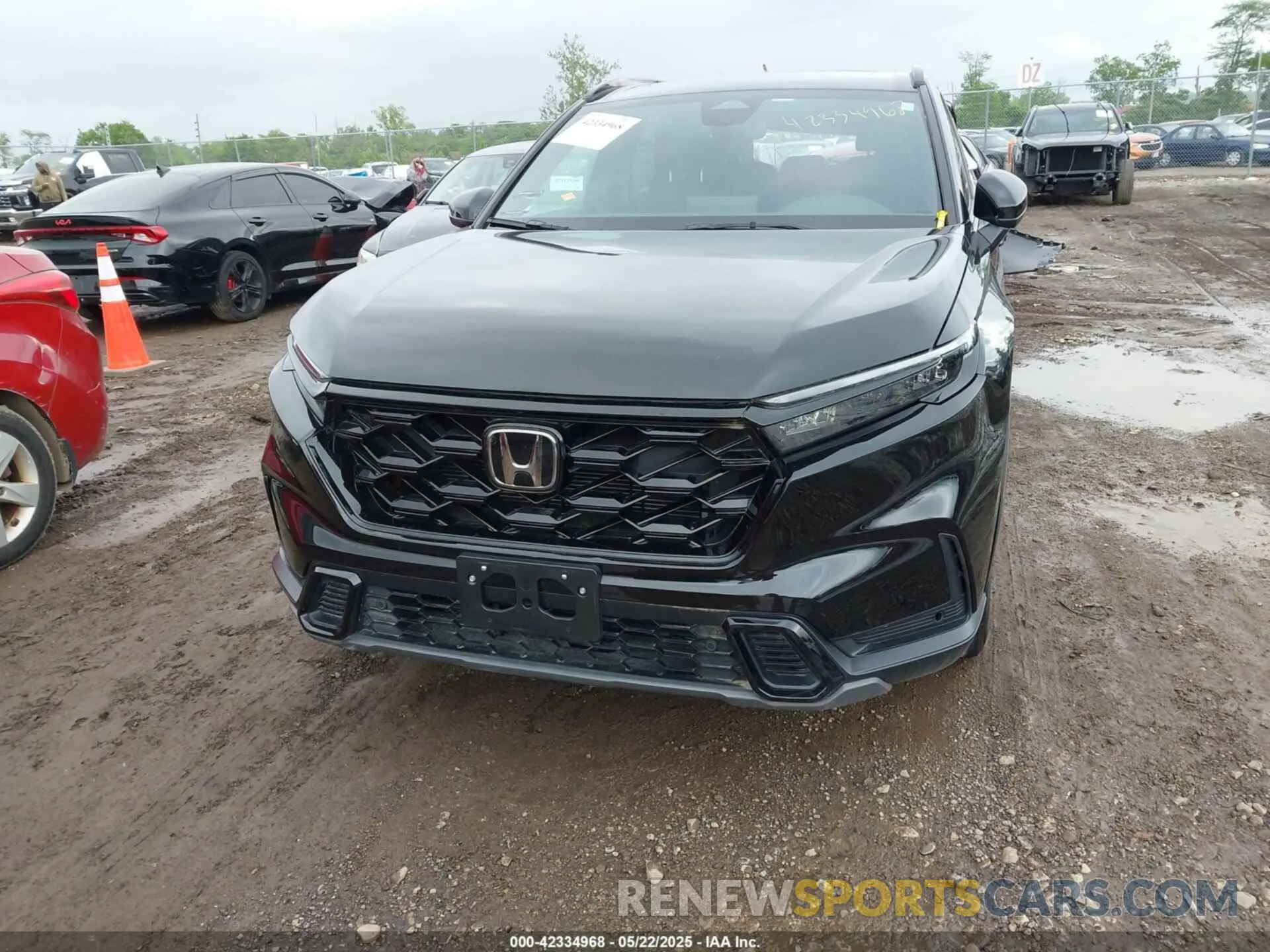 12 fotografías del automóvil dañado 7FARS5H85SE000061 HONDA CR-V HYBRID 2025