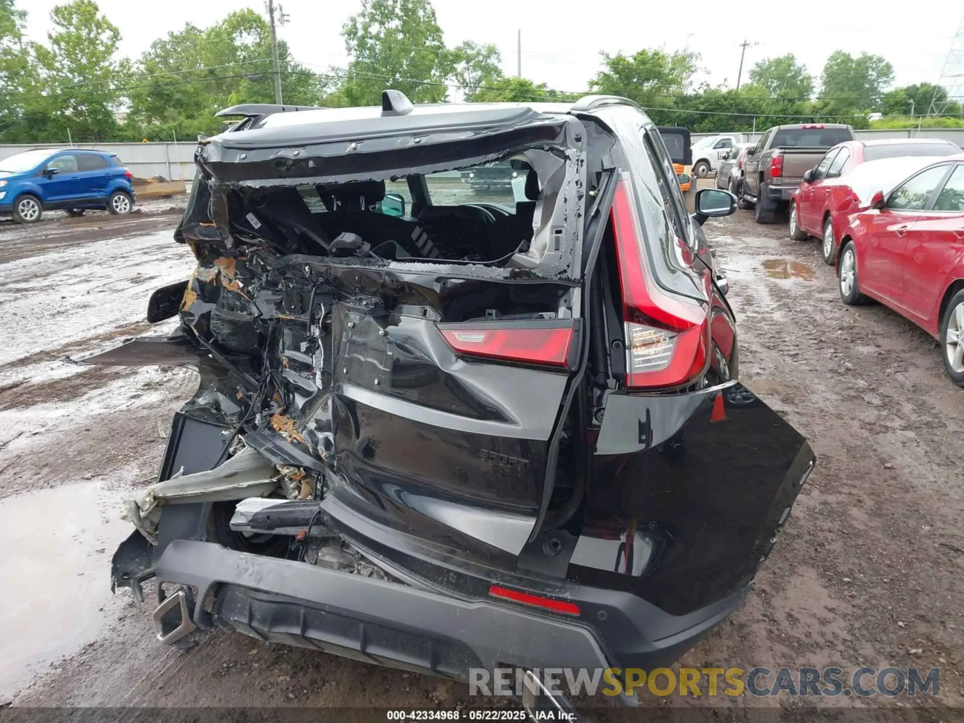 16 fotografías del automóvil dañado 7FARS5H85SE000061 HONDA CR-V HYBRID 2025