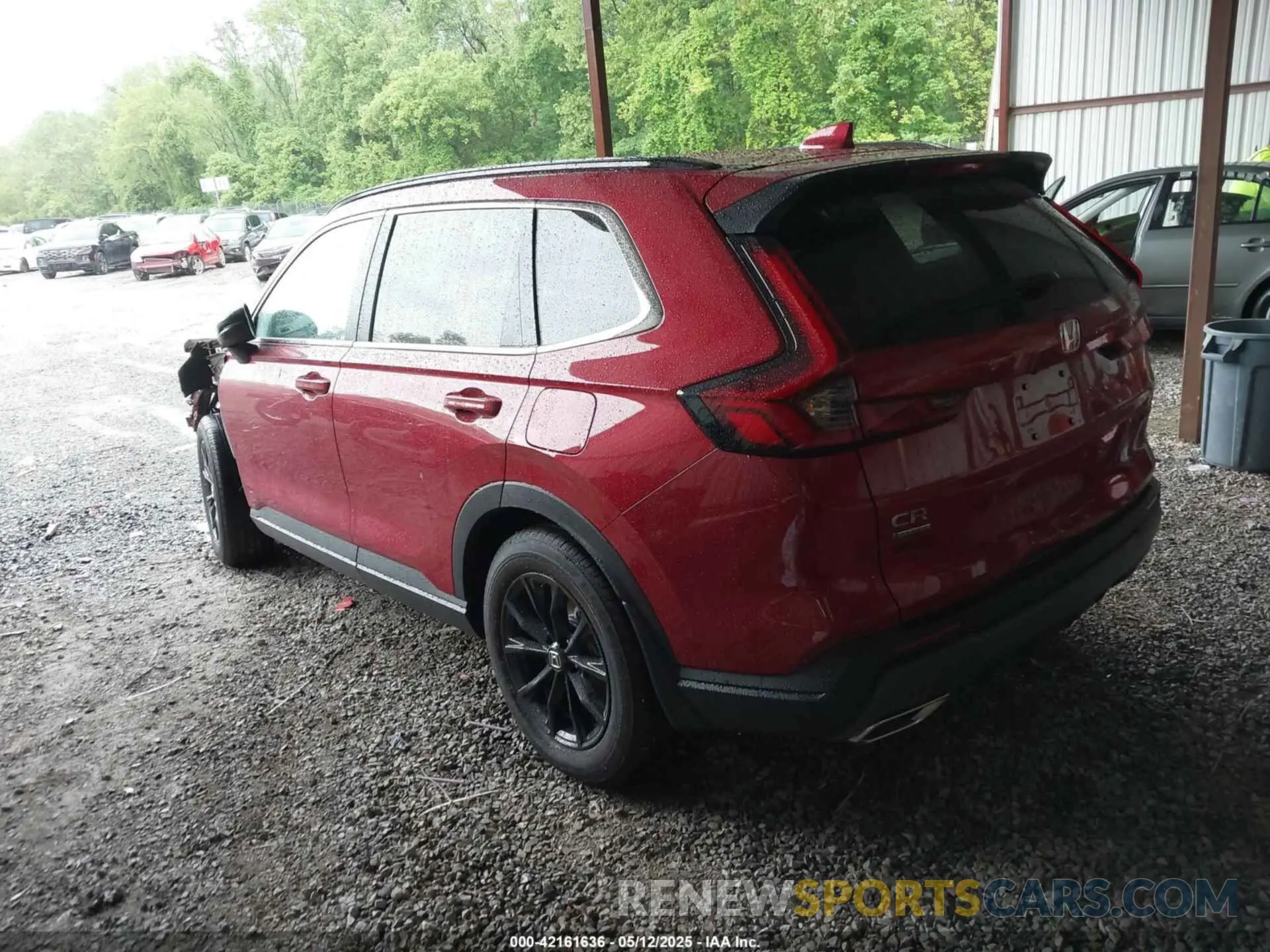 3 fotografías del automóvil dañado 7FARS6H80SE043857 HONDA CR-V HYBRID 2025