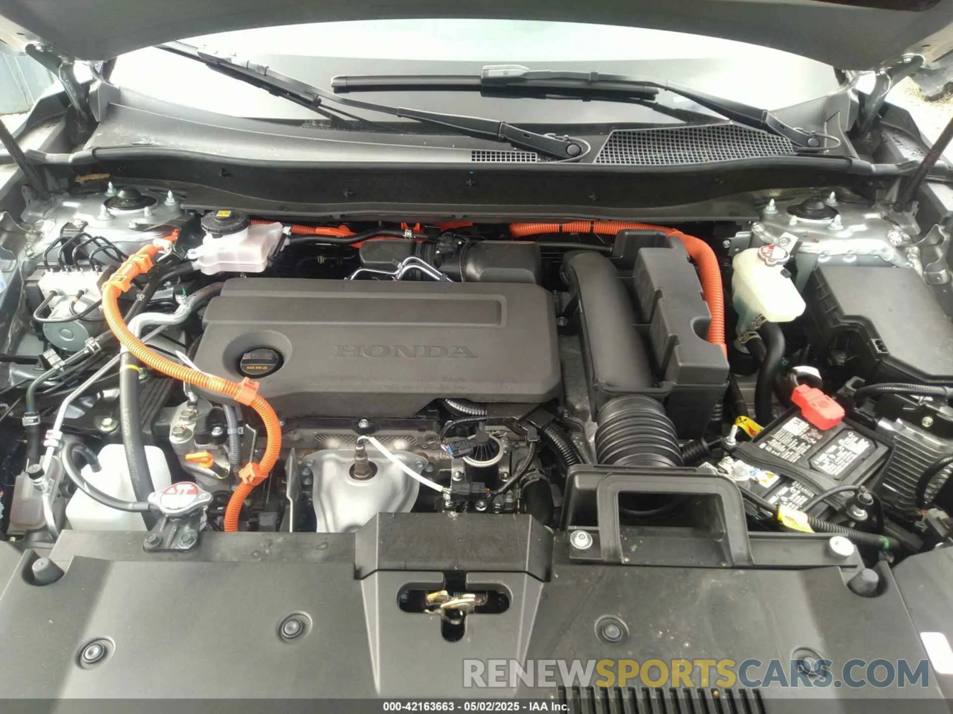 10 fotografías del automóvil dañado 7FARS6H83SE038362 HONDA CR-V HYBRID 2025