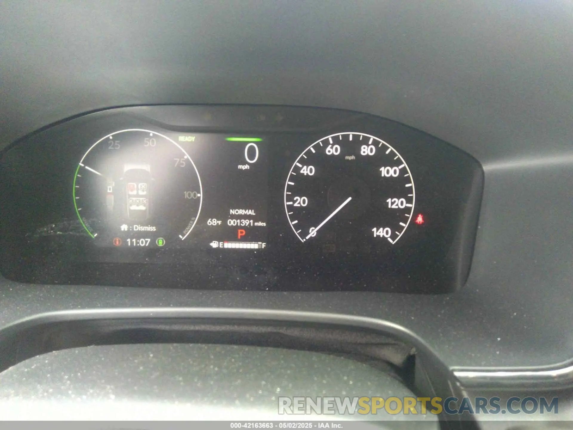 7 fotografías del automóvil dañado 7FARS6H83SE038362 HONDA CR-V HYBRID 2025