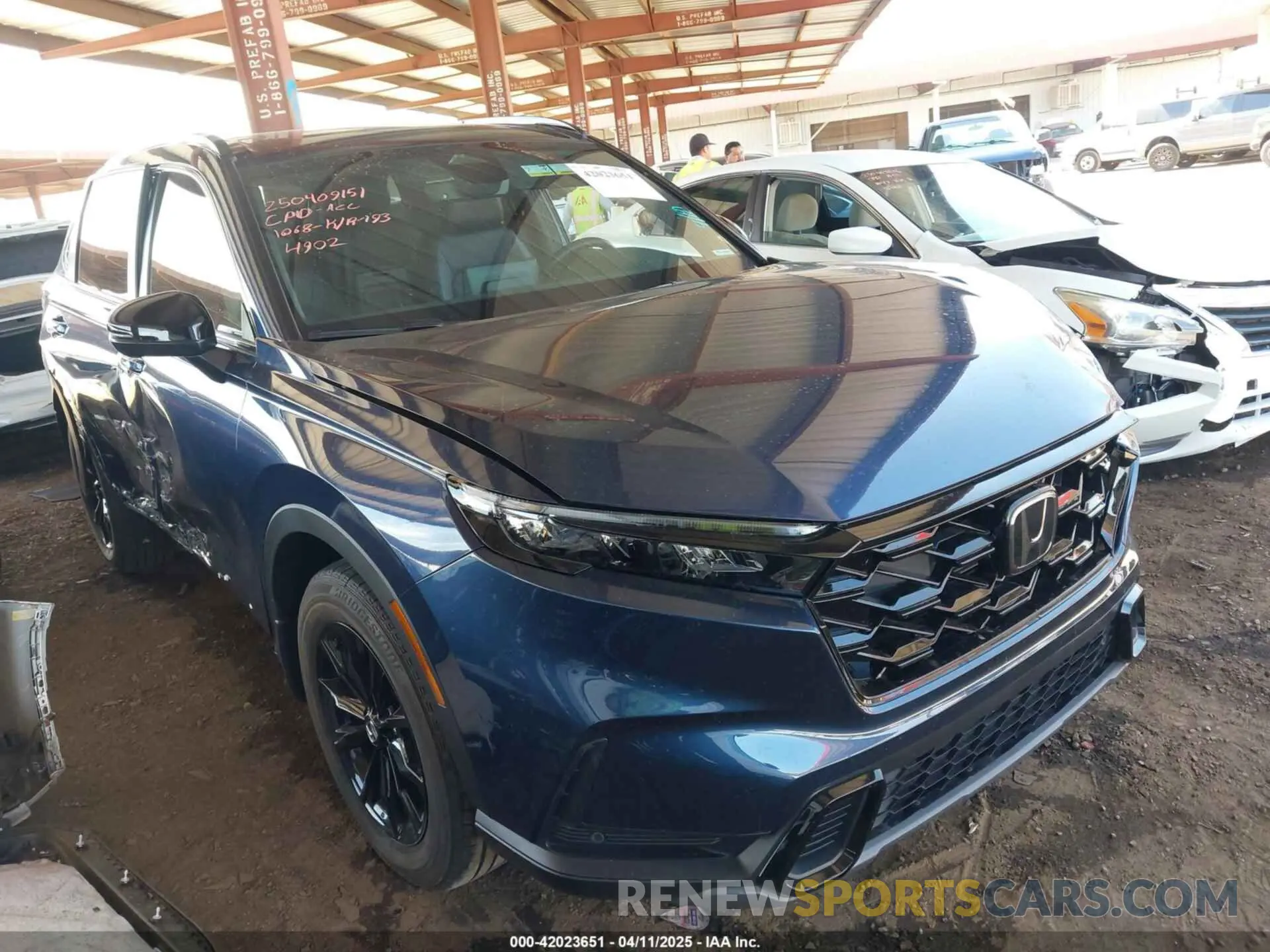 1 fotografías del automóvil dañado 7FARS6H84SE004902 HONDA CR-V HYBRID 2025