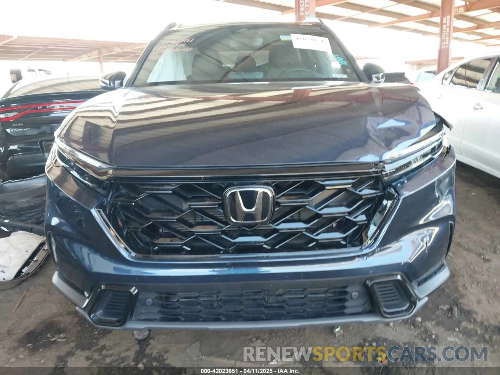 11 fotografías del automóvil dañado 7FARS6H84SE004902 HONDA CR-V HYBRID 2025