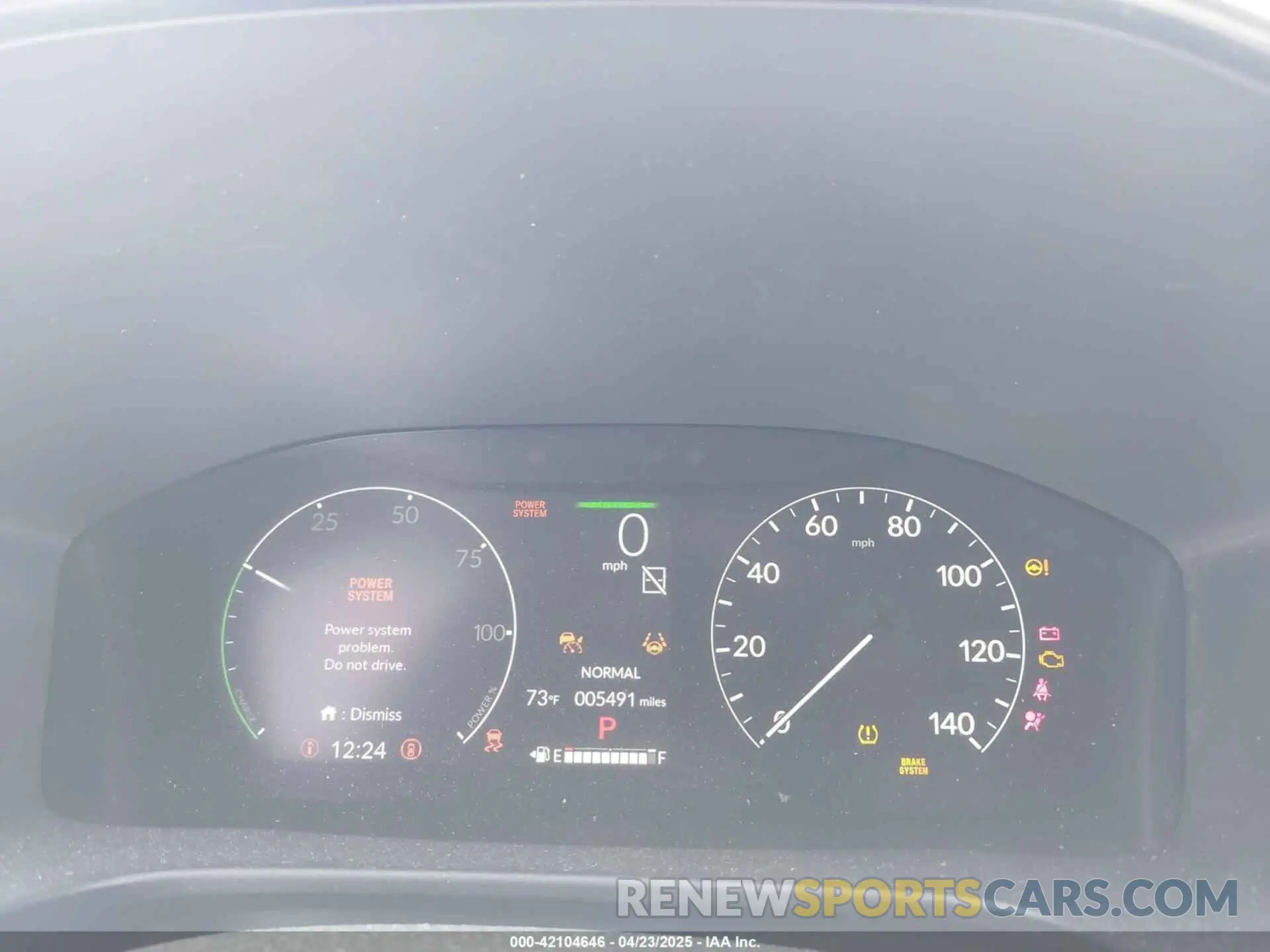 7 fotografías del automóvil dañado 7FARS6H84SE022204 HONDA CR-V HYBRID 2025