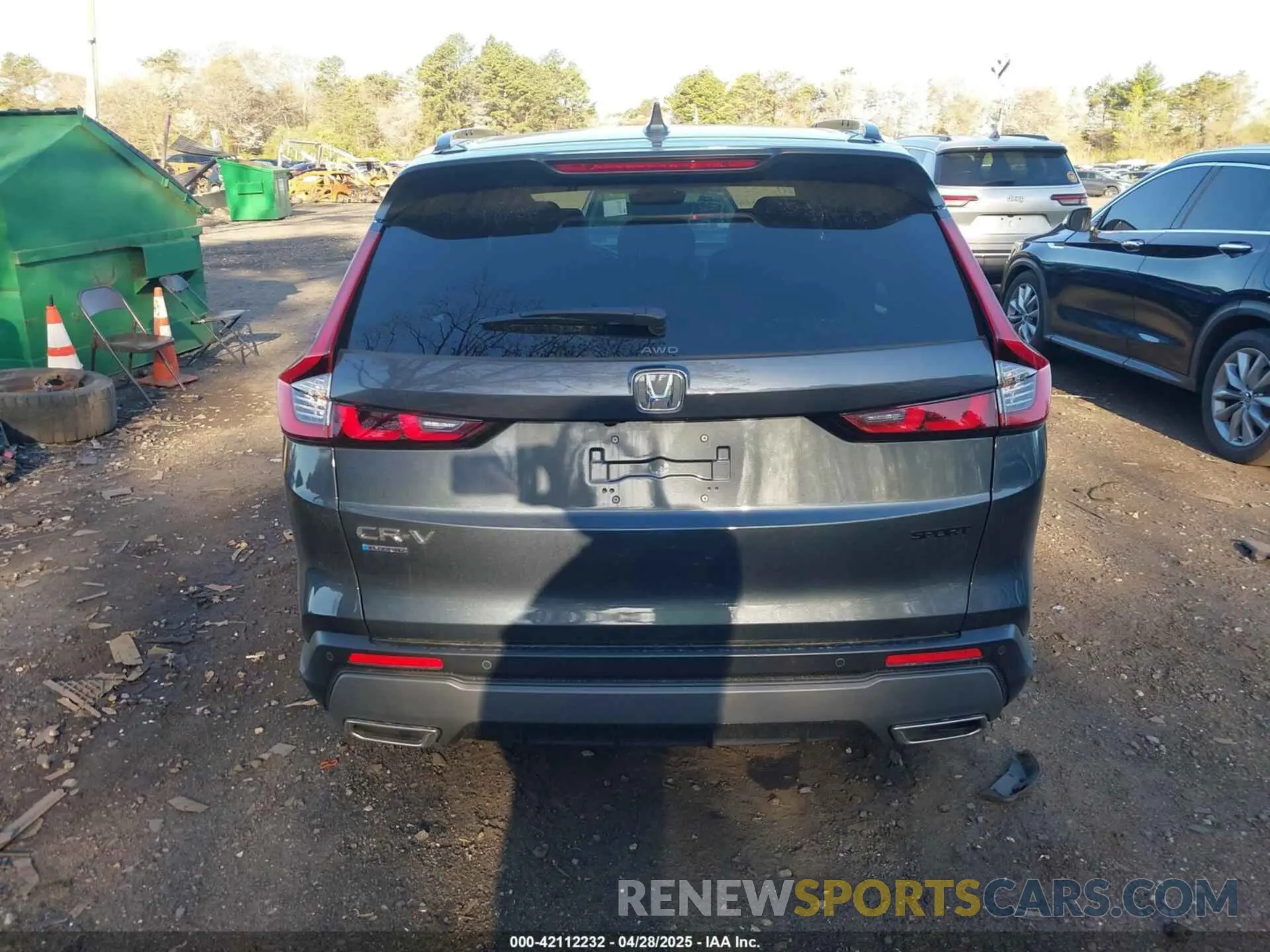 16 fotografías del automóvil dañado 7FARS6H85SE028321 HONDA CR-V HYBRID 2025