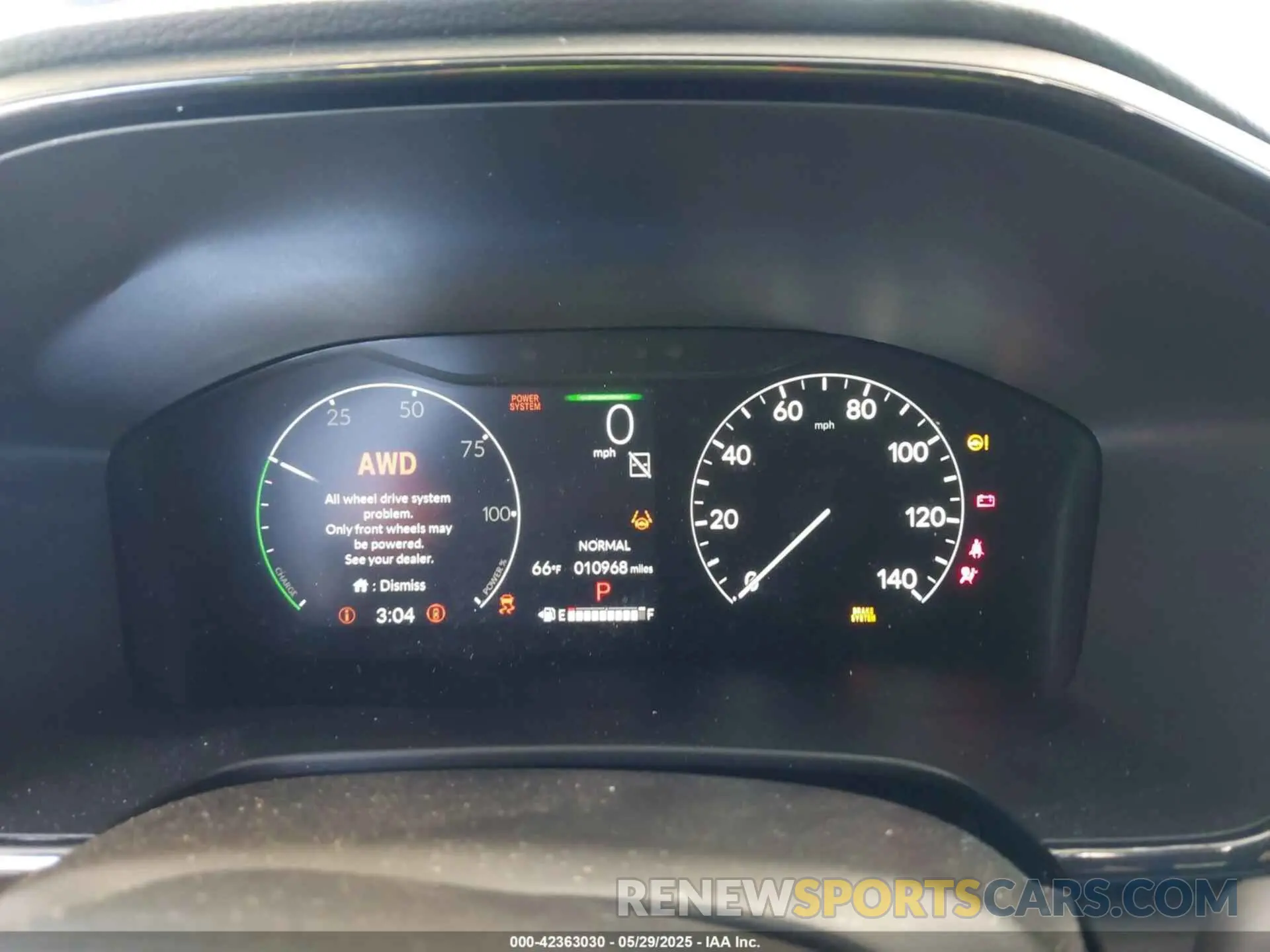 7 fotografías del automóvil dañado 7FARS6H8XSE007142 HONDA CR-V HYBRID 2025