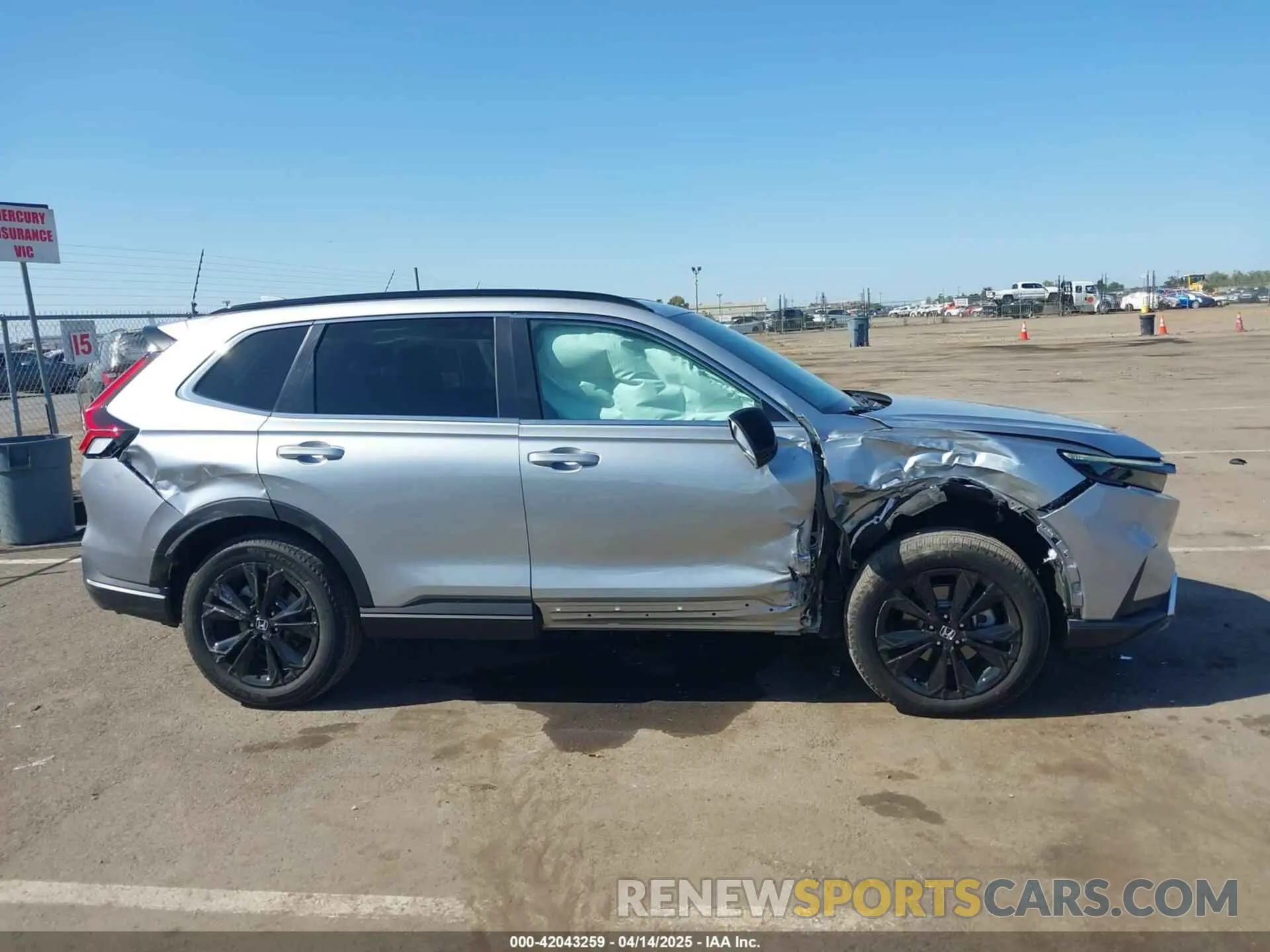 13 fotografías del automóvil dañado 7FARS6H91SE052754 HONDA CR-V HYBRID 2025