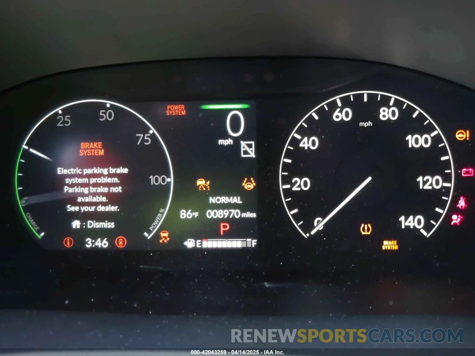 15 fotografías del automóvil dañado 7FARS6H91SE052754 HONDA CR-V HYBRID 2025