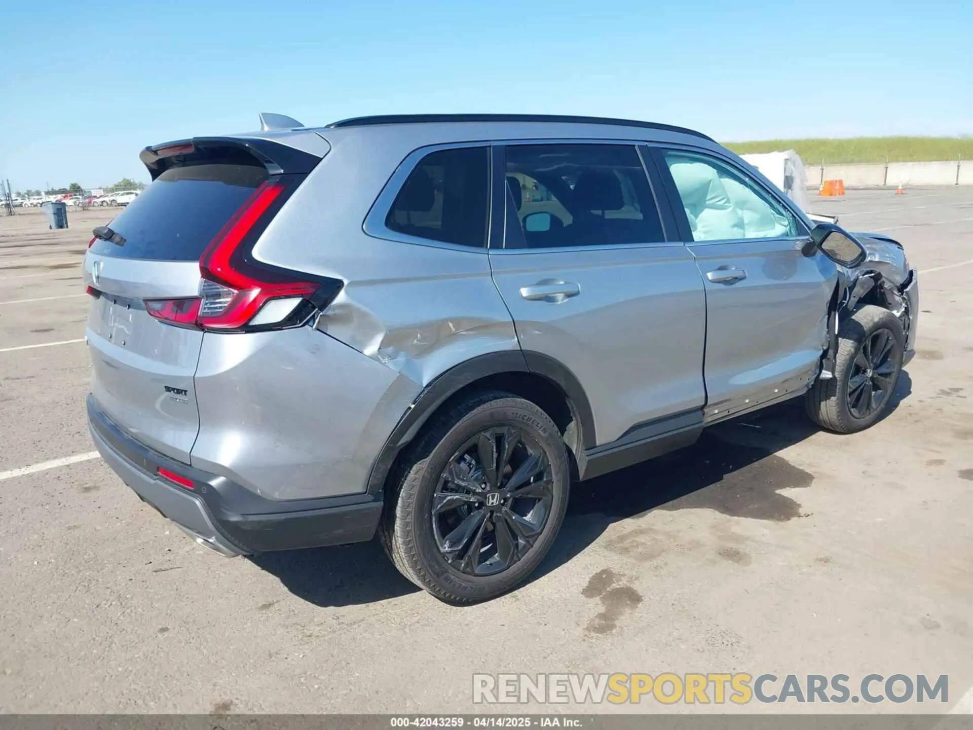 4 fotografías del automóvil dañado 7FARS6H91SE052754 HONDA CR-V HYBRID 2025