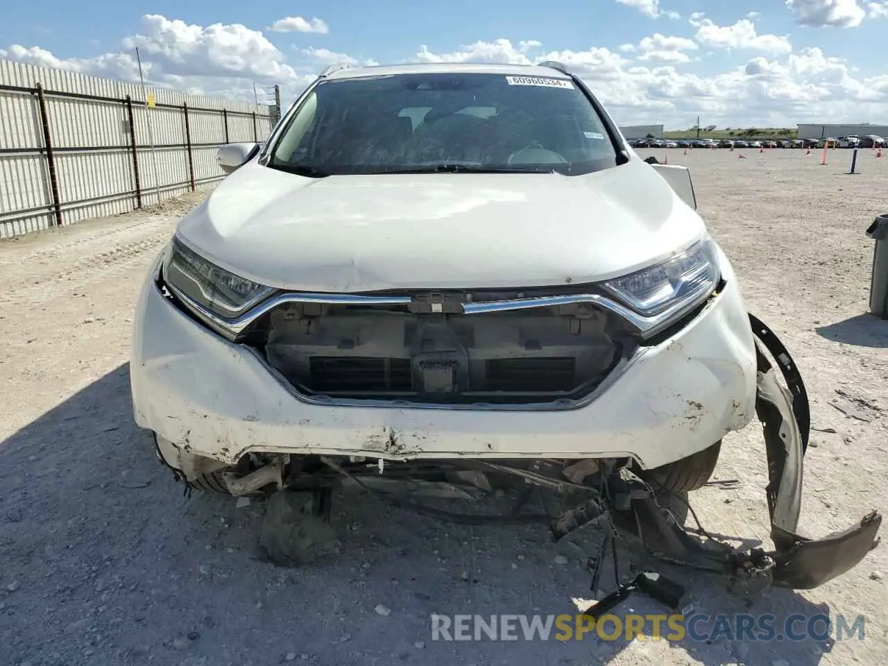 5 fotografías del automóvil dañado 5J6RW1H90JL014120 HONDA CRV 2018