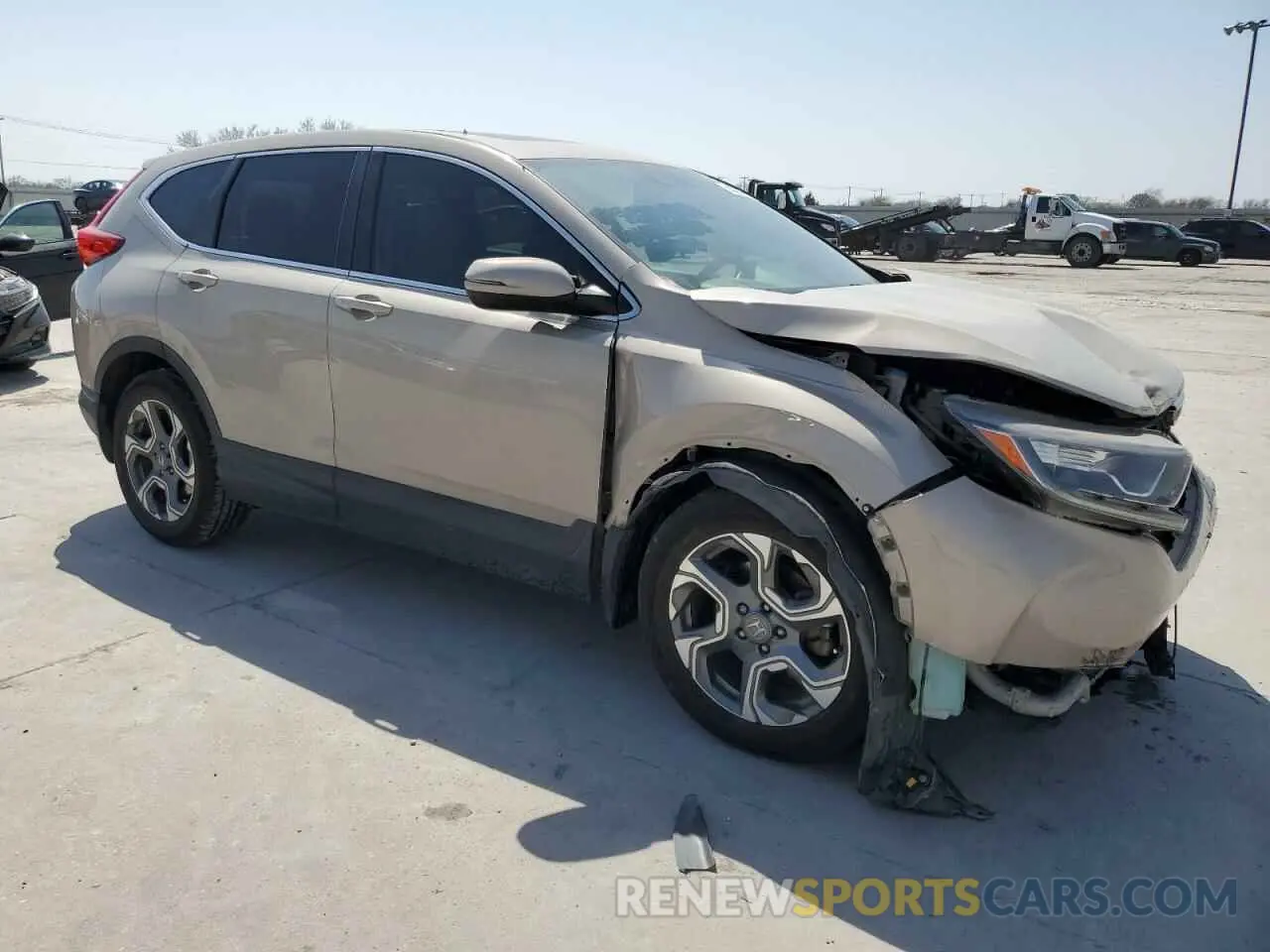 4 fotografías del automóvil dañado 2HKRW1H50KH502878 HONDA CRV 2019