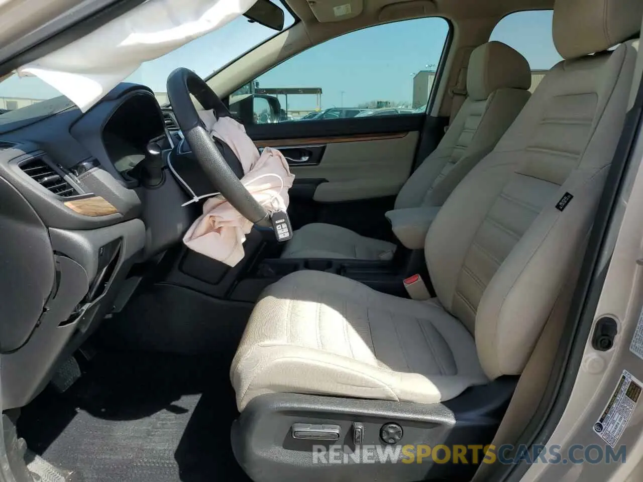 7 fotografías del automóvil dañado 2HKRW1H50KH502878 HONDA CRV 2019