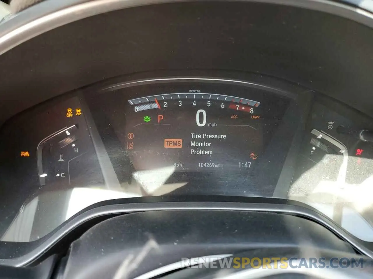 9 fotografías del automóvil dañado 2HKRW1H50KH502878 HONDA CRV 2019