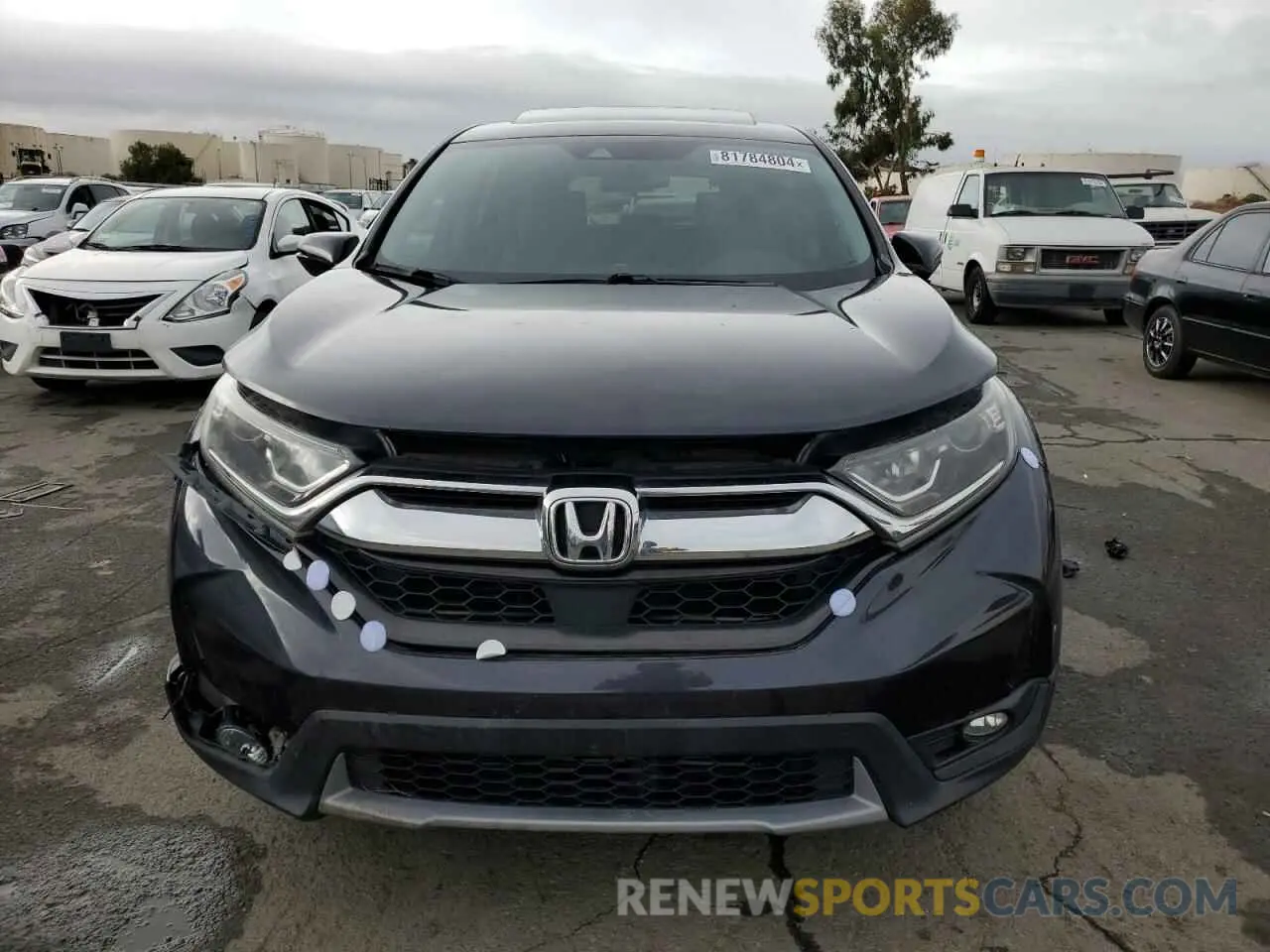 5 fotografías del automóvil dañado 2HKRW1H50KH512035 HONDA CRV 2019
