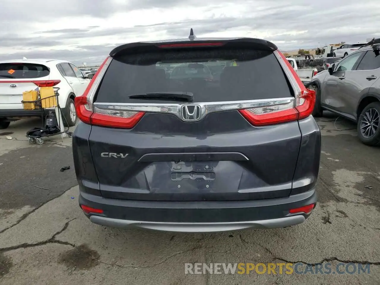 6 fotografías del automóvil dañado 2HKRW1H50KH512035 HONDA CRV 2019