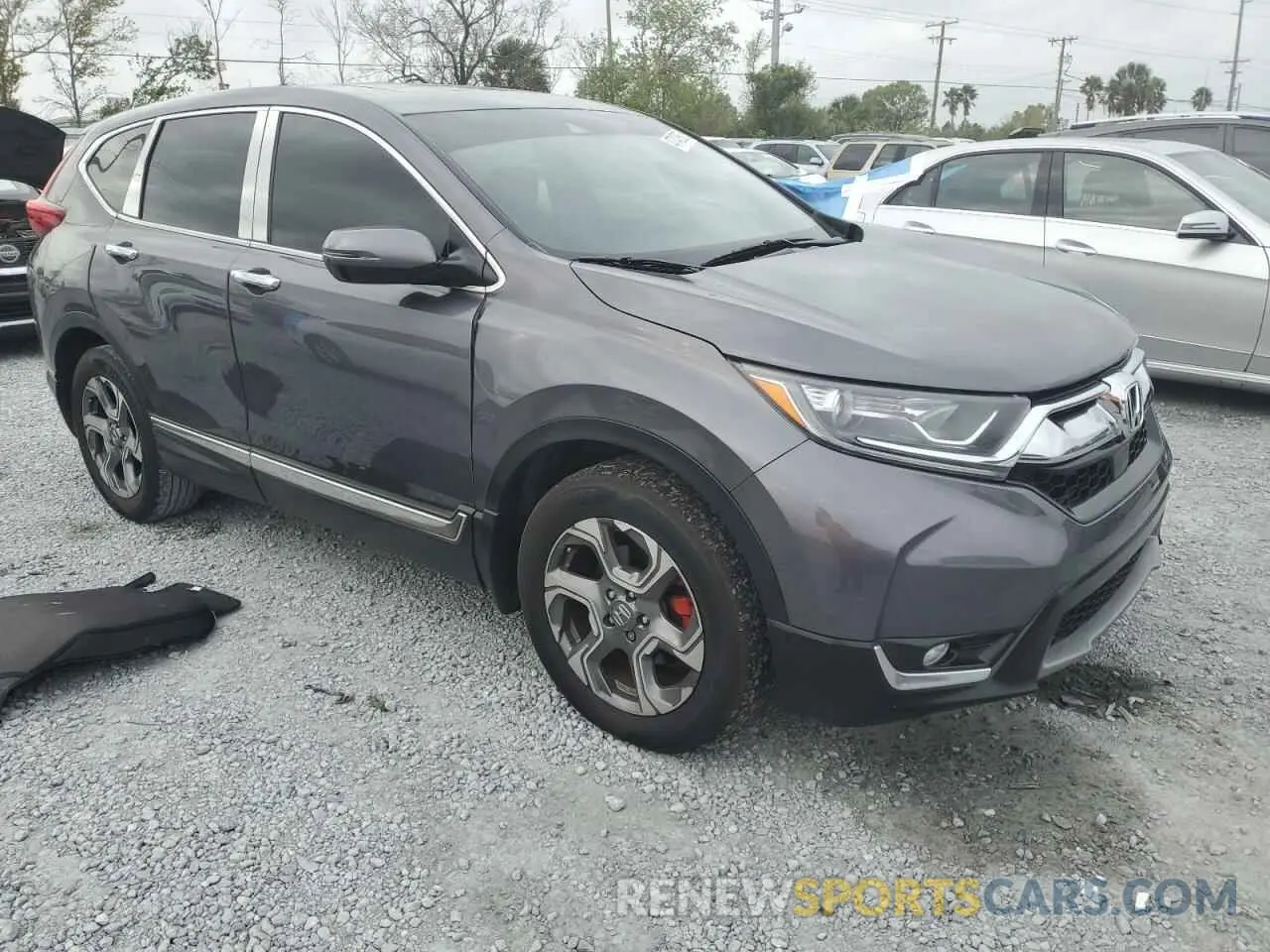 4 fotografías del automóvil dañado 2HKRW1H50KH515128 HONDA CRV 2019