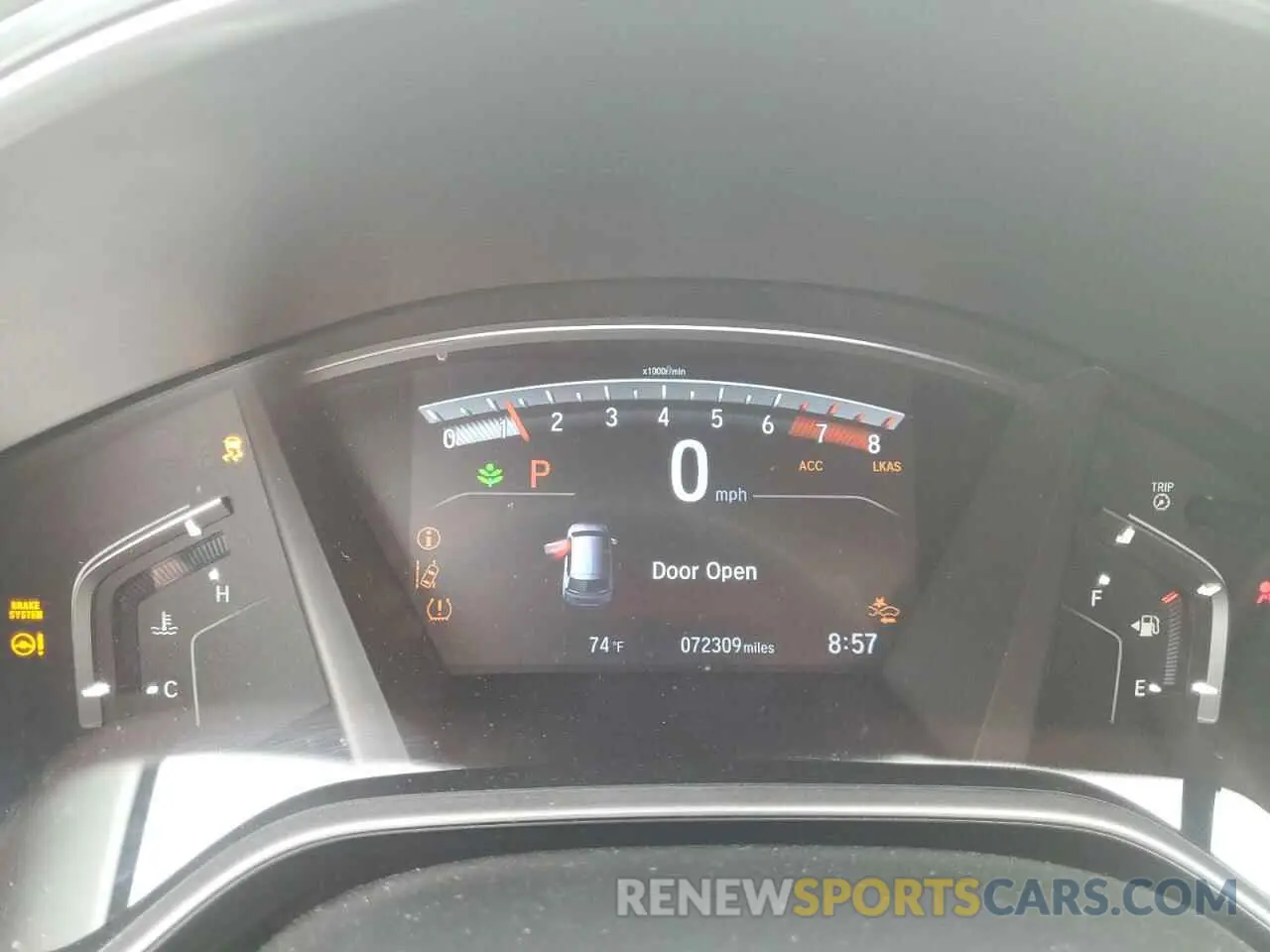 9 fotografías del automóvil dañado 2HKRW1H50KH515128 HONDA CRV 2019