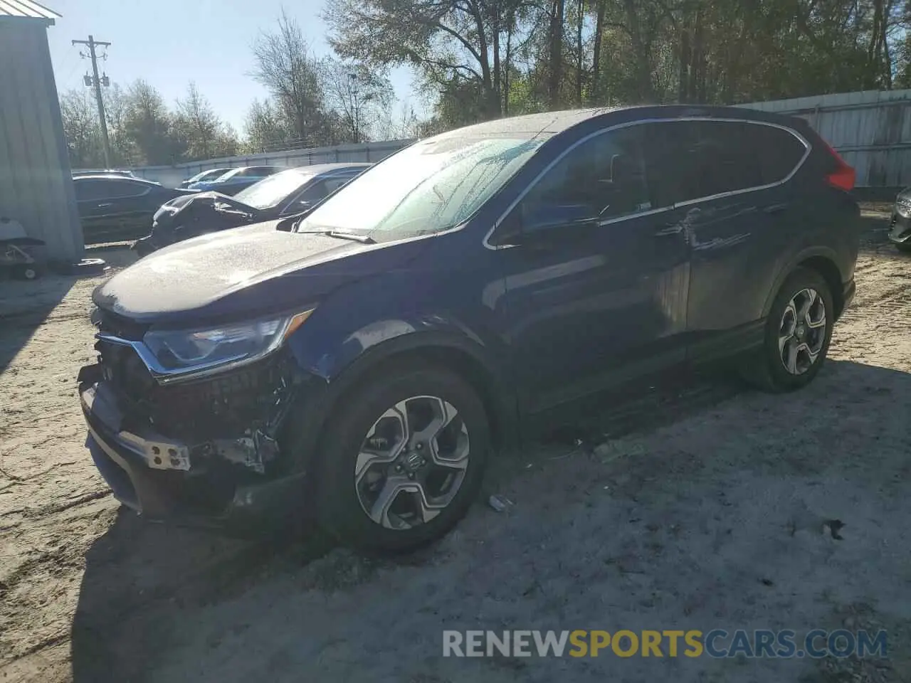 1 fotografías del automóvil dañado 2HKRW1H56KH508037 HONDA CRV 2019