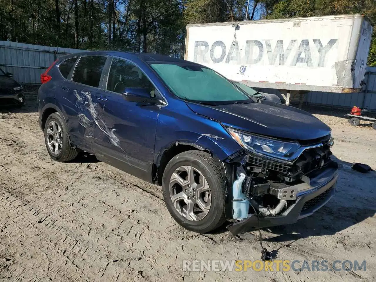 4 fotografías del automóvil dañado 2HKRW1H56KH508037 HONDA CRV 2019