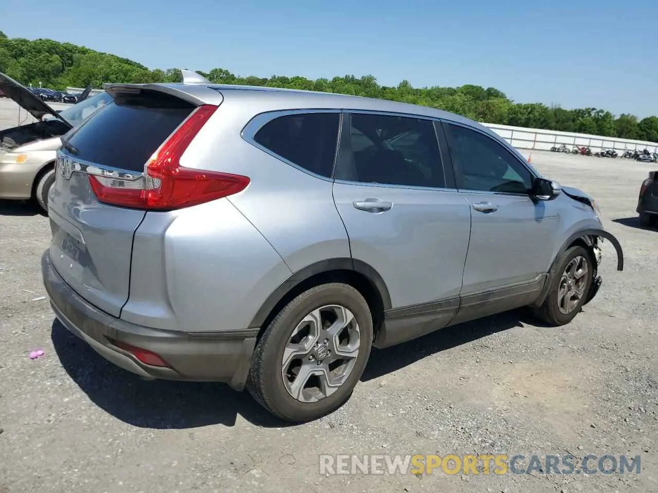 3 fotografías del automóvil dañado 2HKRW1H56KH515506 HONDA CRV 2019