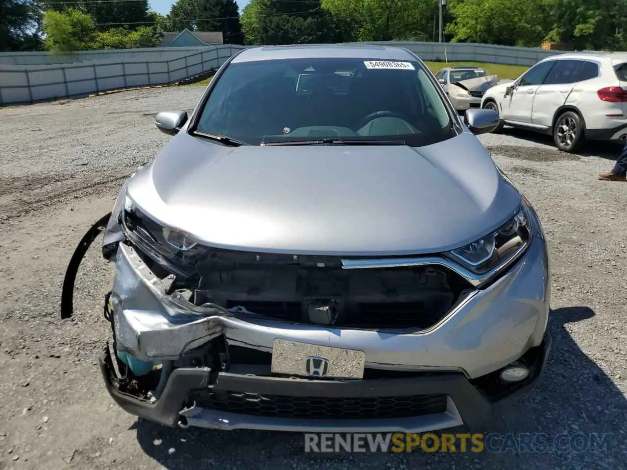 5 fotografías del automóvil dañado 2HKRW1H56KH515506 HONDA CRV 2019
