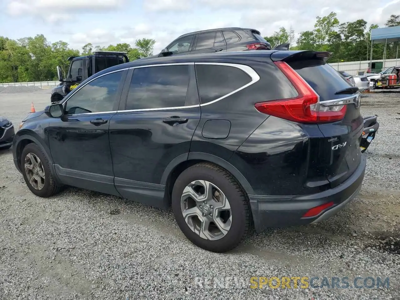 2 fotografías del automóvil dañado 2HKRW1H83KH515280 HONDA CRV 2019
