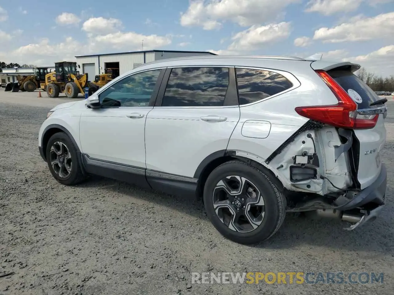 2 fotografías del automóvil dañado 2HKRW1H90KH505007 HONDA CRV 2019