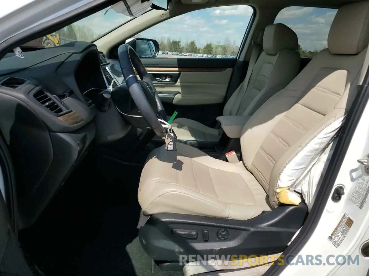 7 fotografías del automóvil dañado 2HKRW1H90KH505007 HONDA CRV 2019