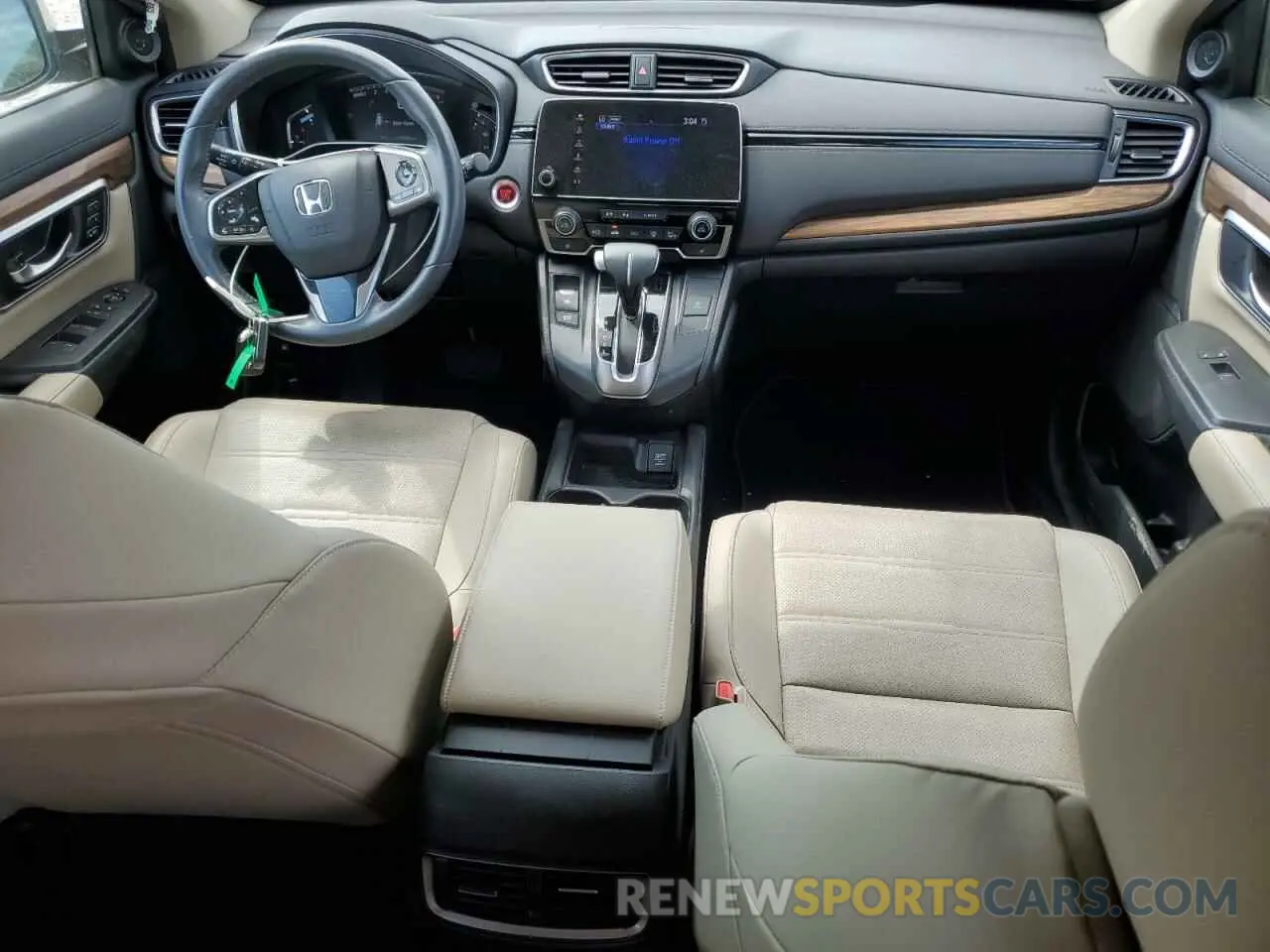 8 fotografías del automóvil dañado 2HKRW1H90KH505007 HONDA CRV 2019