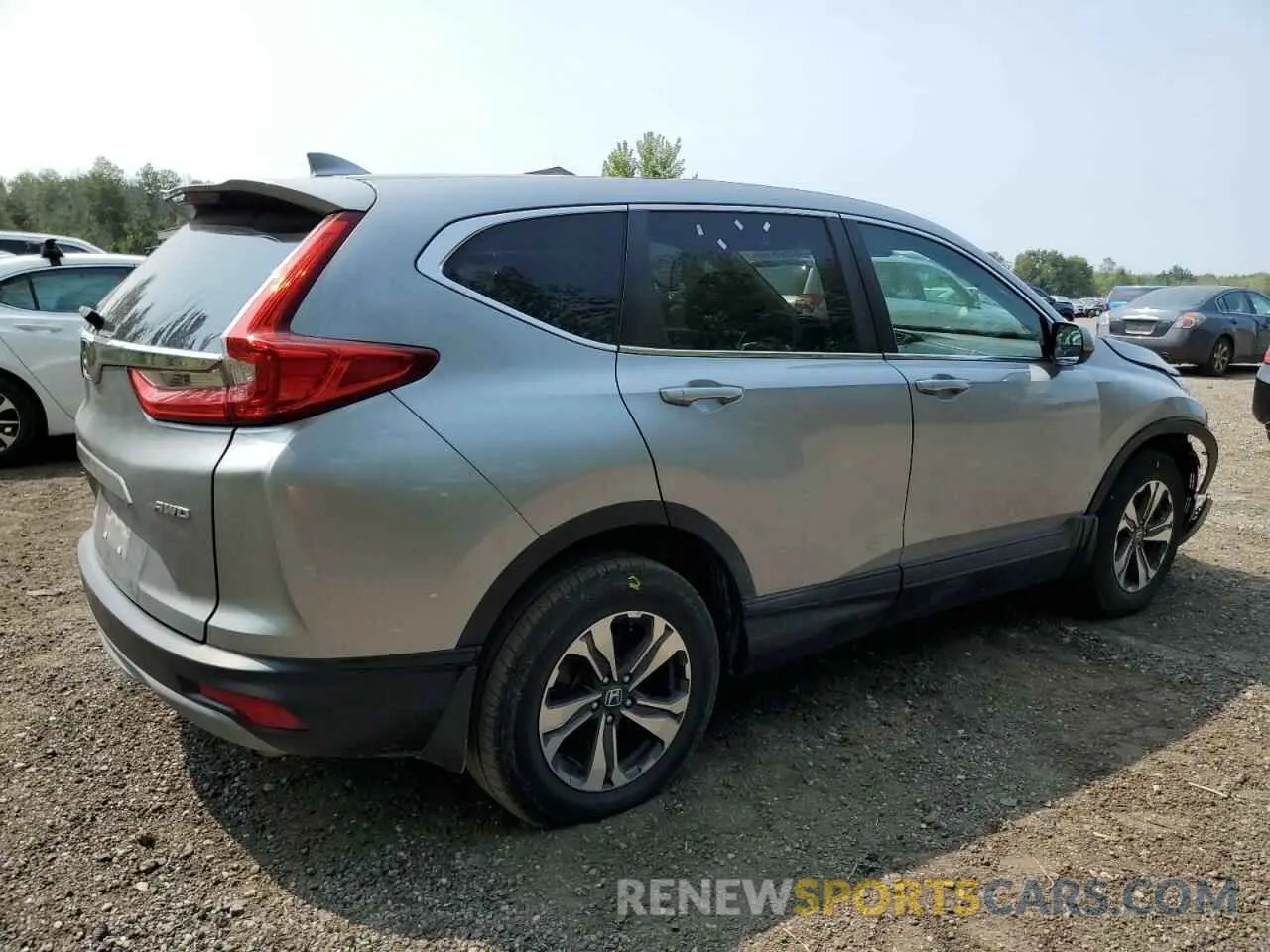 3 fotografías del automóvil dañado 2HKRW2H21KH142290 HONDA CRV 2019