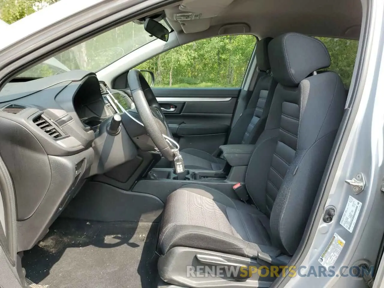 7 fotografías del automóvil dañado 2HKRW2H21KH142290 HONDA CRV 2019