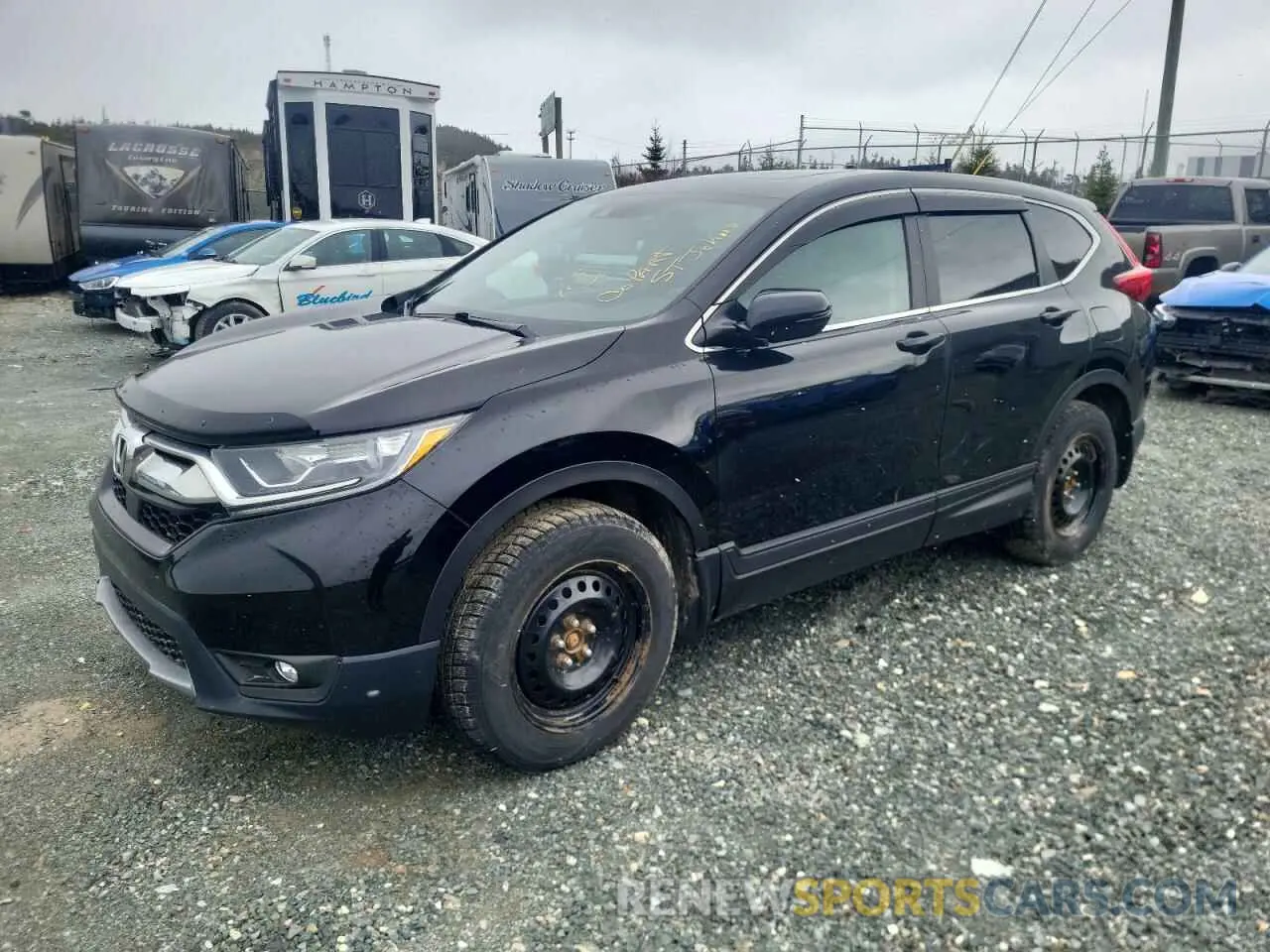 1 fotografías del automóvil dañado 2HKRW2H50KH142324 HONDA CRV 2019