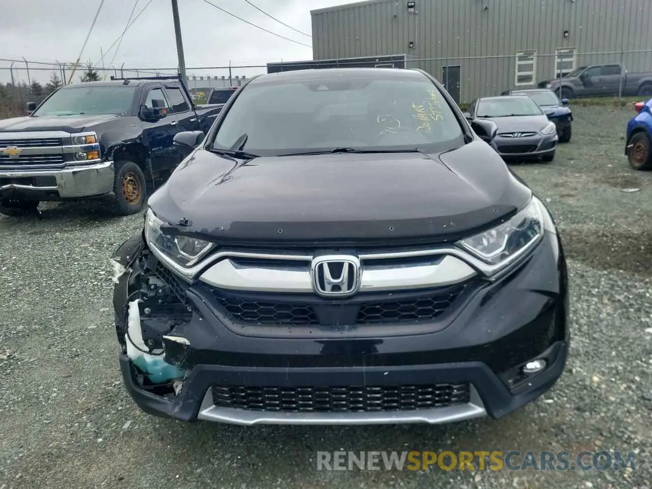 5 fotografías del automóvil dañado 2HKRW2H50KH142324 HONDA CRV 2019