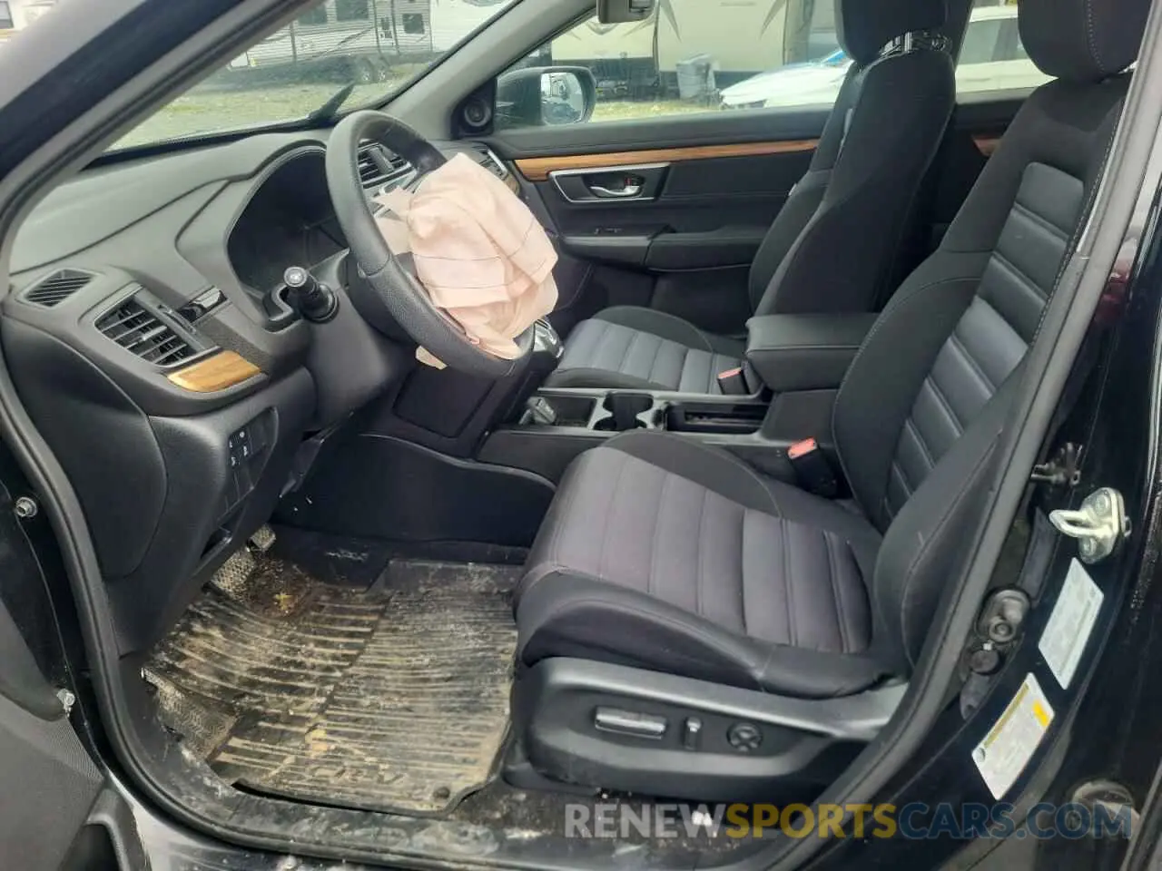 7 fotografías del automóvil dañado 2HKRW2H50KH142324 HONDA CRV 2019