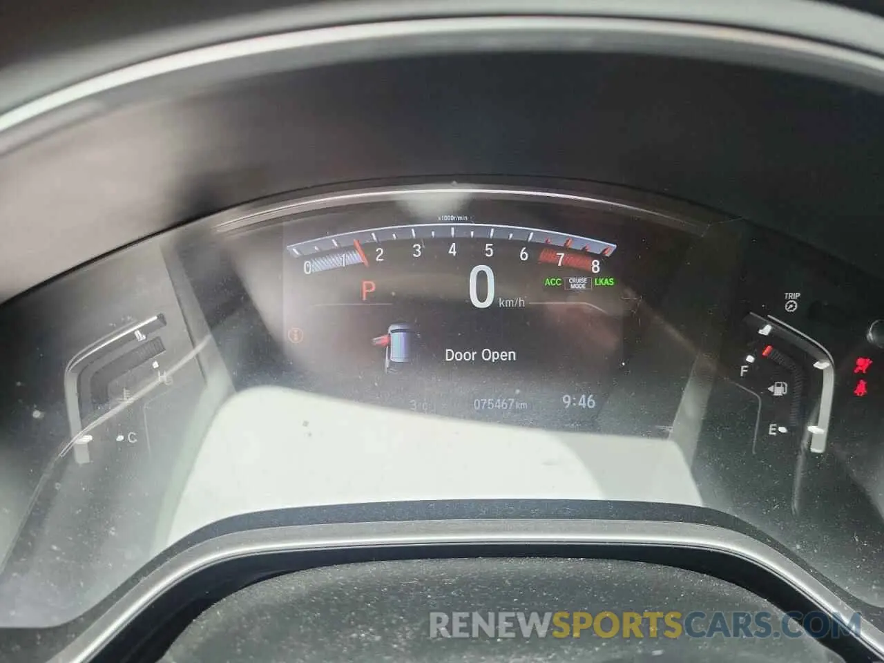 9 fotografías del automóvil dañado 2HKRW2H50KH142324 HONDA CRV 2019
