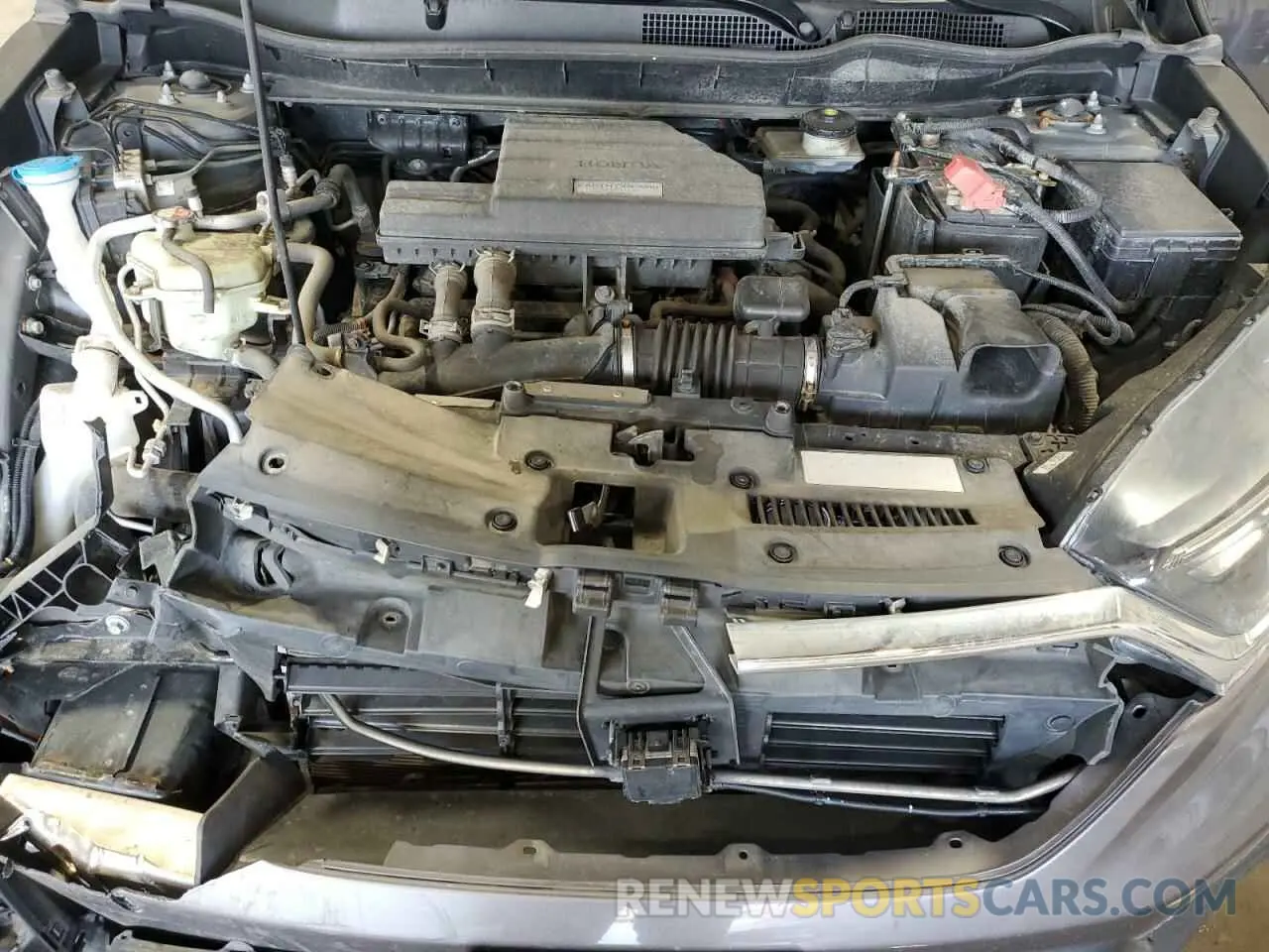 12 fotografías del automóvil dañado 2HKRW2H50KH630477 HONDA CRV 2019