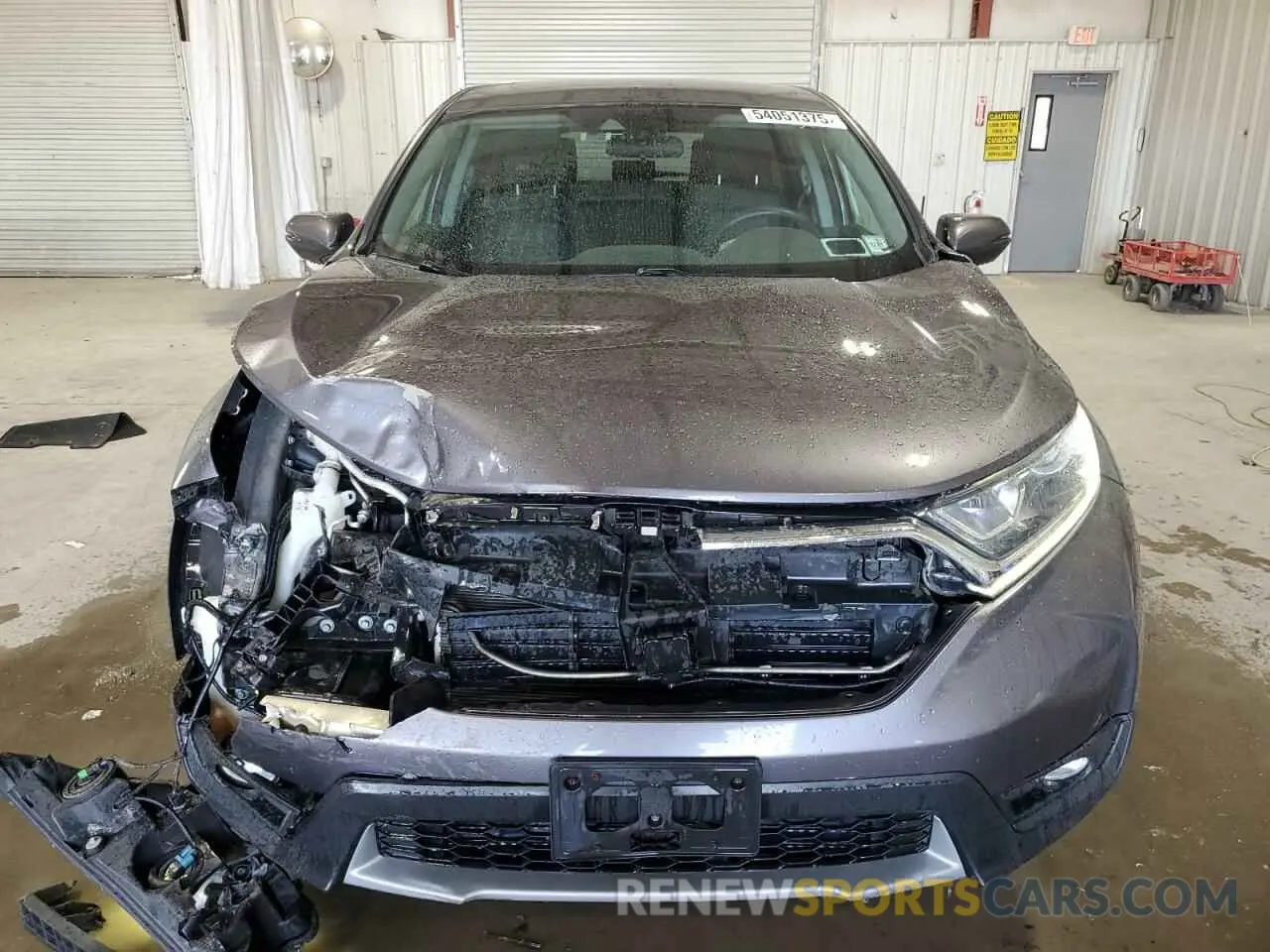 5 fotografías del automóvil dañado 2HKRW2H50KH630477 HONDA CRV 2019