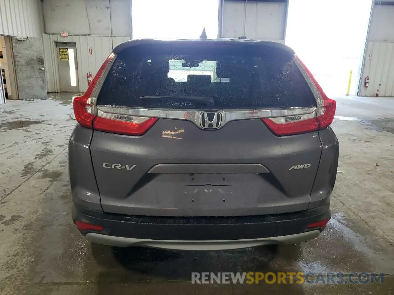 6 fotografías del automóvil dañado 2HKRW2H50KH630477 HONDA CRV 2019