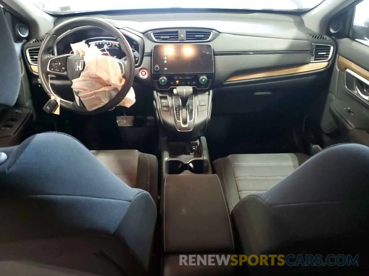 8 fotografías del automóvil dañado 2HKRW2H50KH630477 HONDA CRV 2019